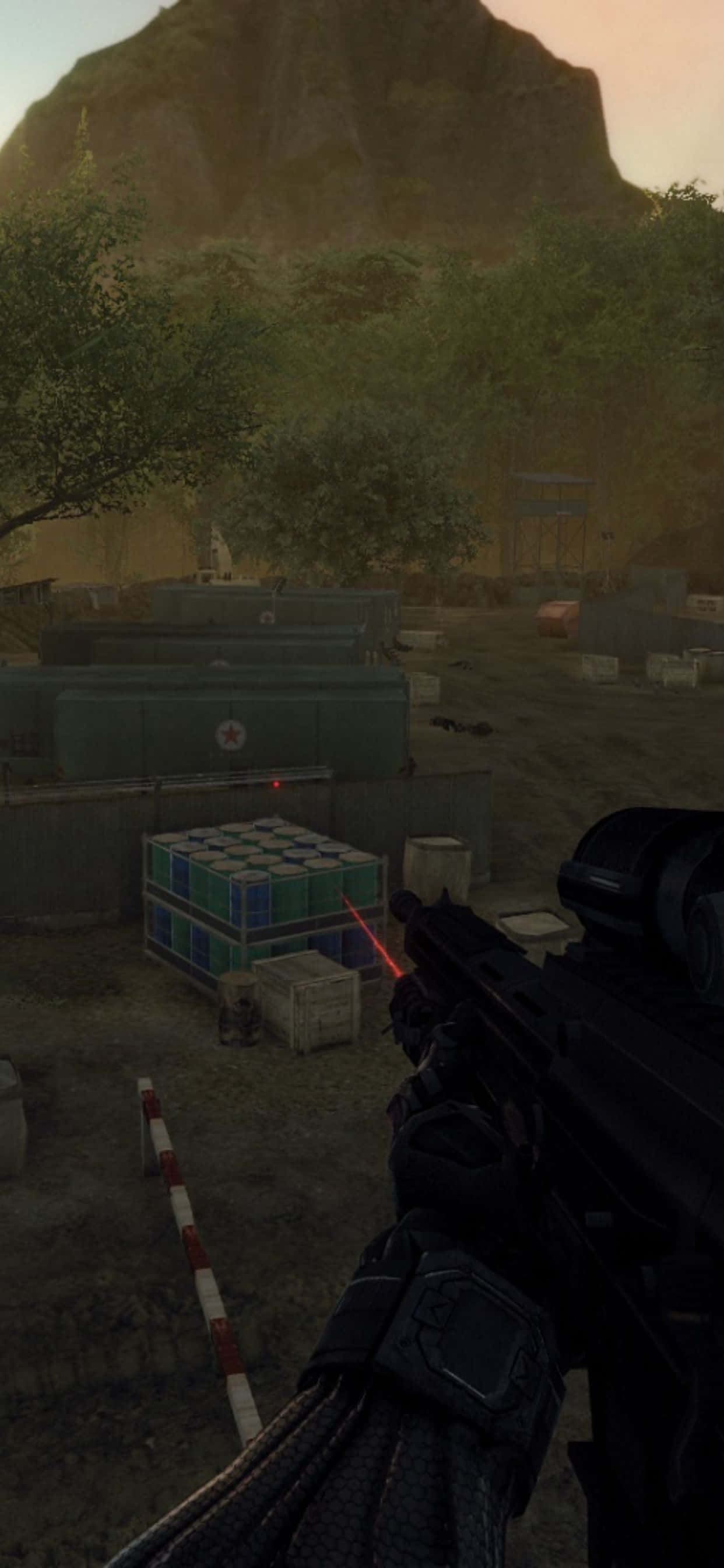 Upeat visuaalit Crysis Warhead -pelistä iPhone Xs Maxilla Taustakuvat