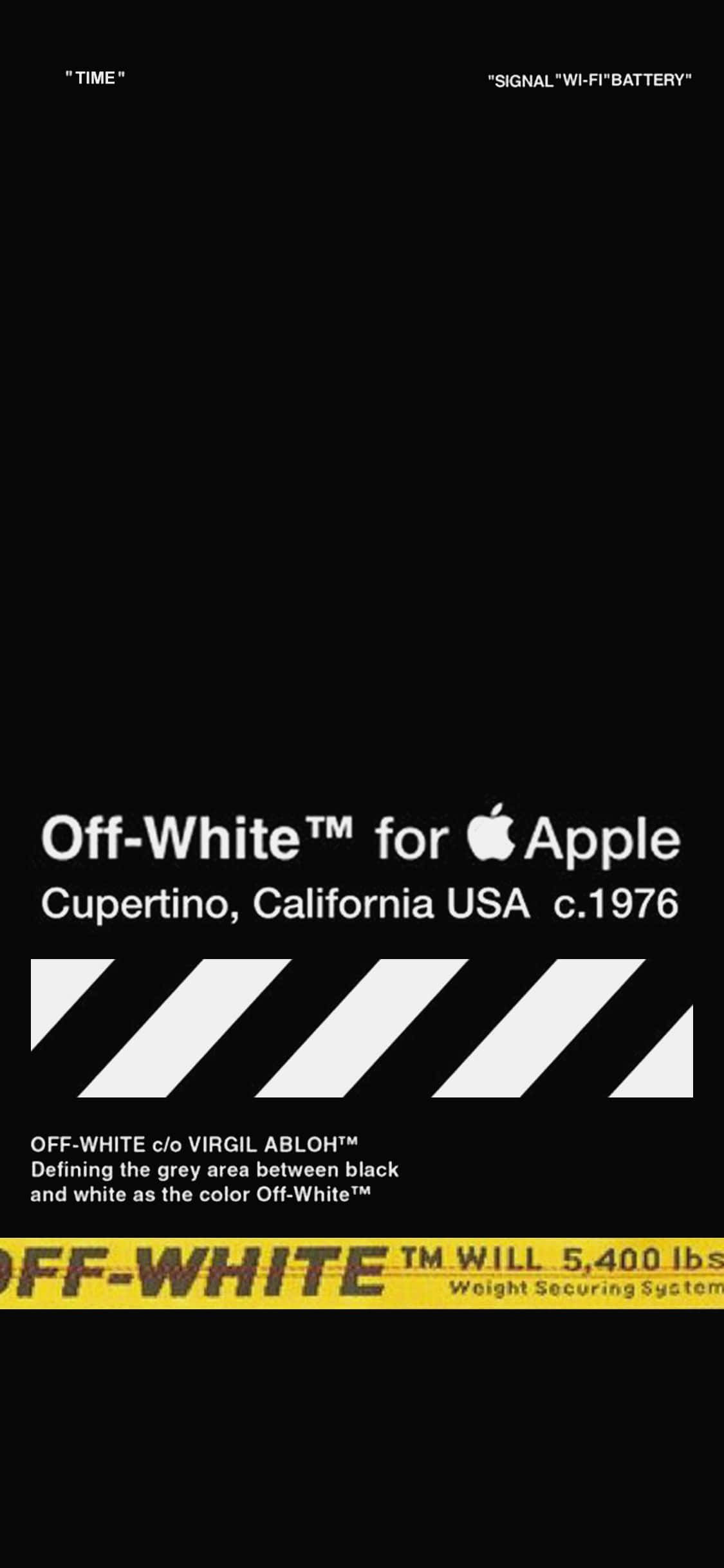 Upouusi Off White iPhone 11 tyylikkäällä ja modernilla muotoilullaan Taustakuvat
