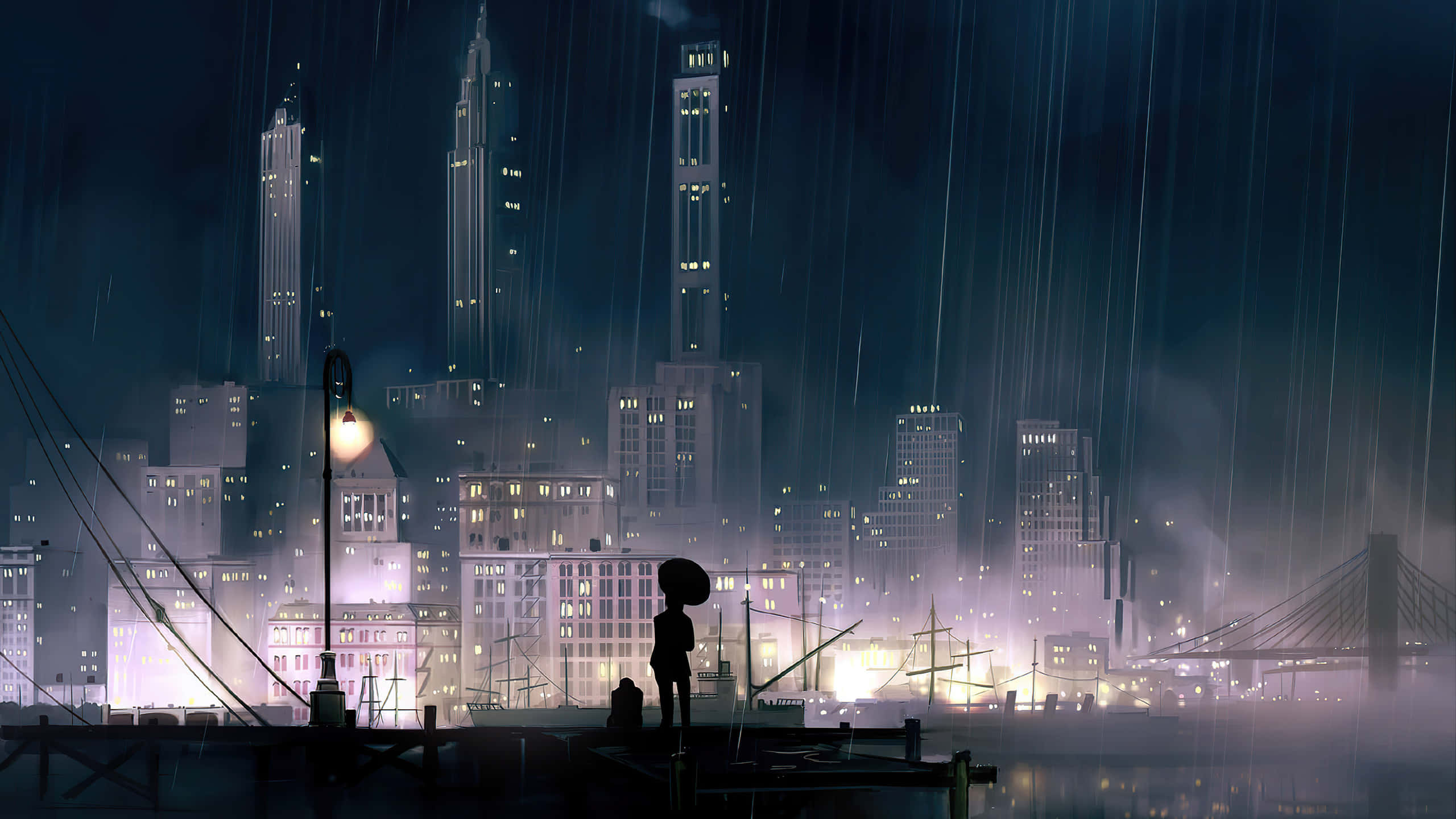 Uppoudu Anime Cityn kauneuteen! Taustakuvat