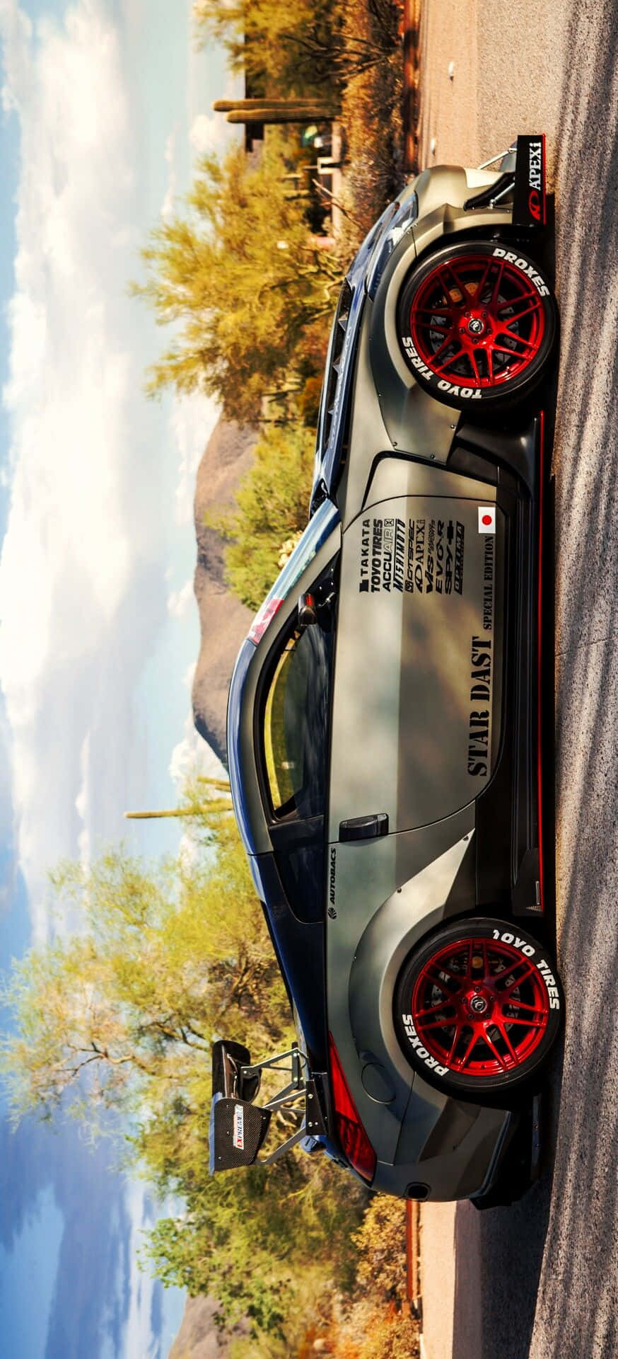 Urheilullinen ja tehokas Nissan R35 GTR Taustakuvat