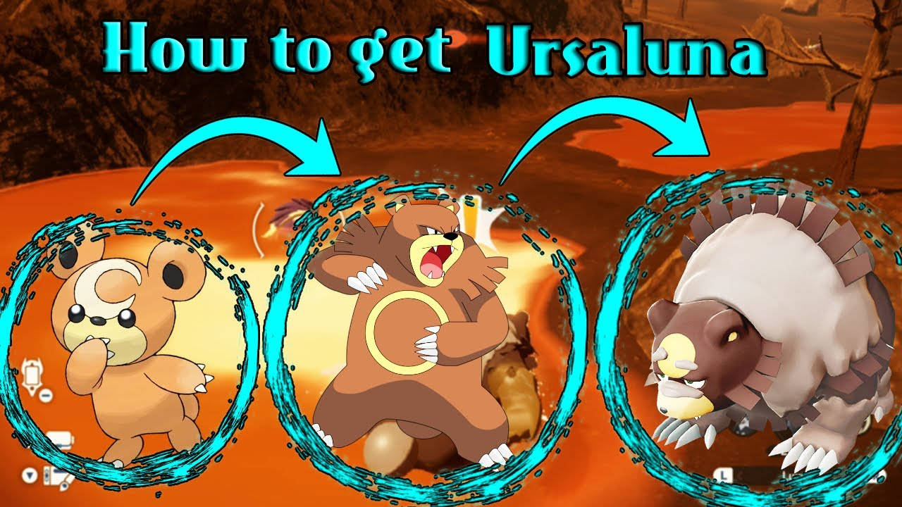 Ursaluna 3D-pelihahmon taide Taustakuvat