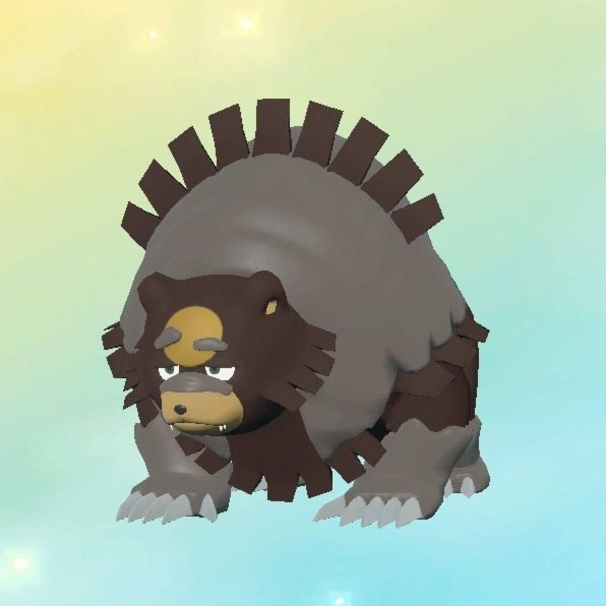 Ursaluna Pokémon Legends Arceus -pelissä Taustakuvat