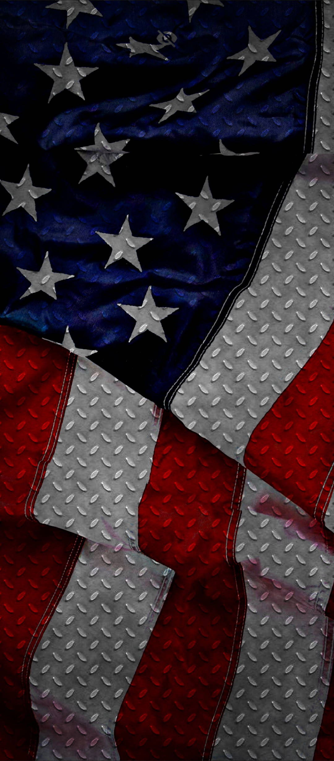 USA:n Lippu Metallilevyllä Taustakuvat