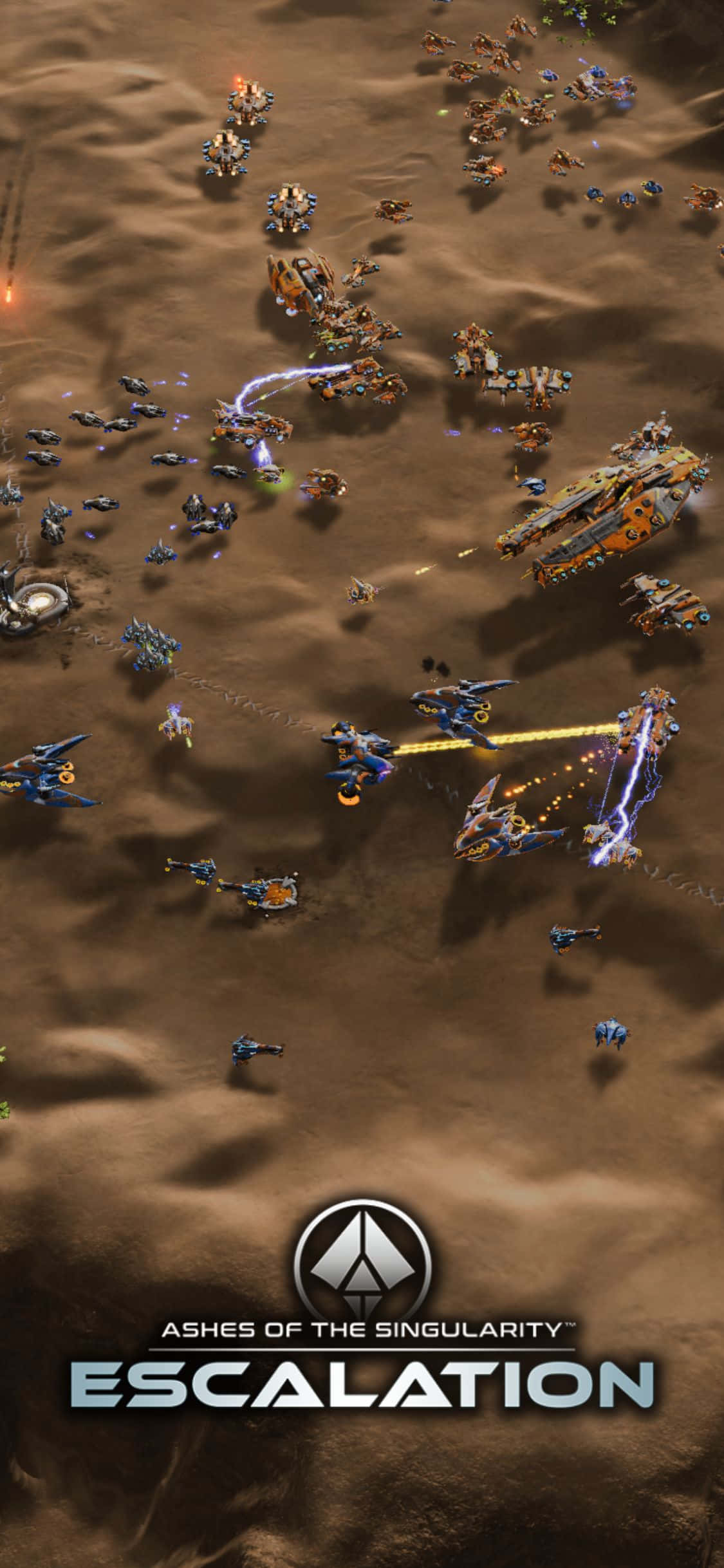 Uskomattoman yksityiskohtainen grafiikka iPhone X:llä Ashes of the Singularity Escalation -pelissä Taustakuvat
