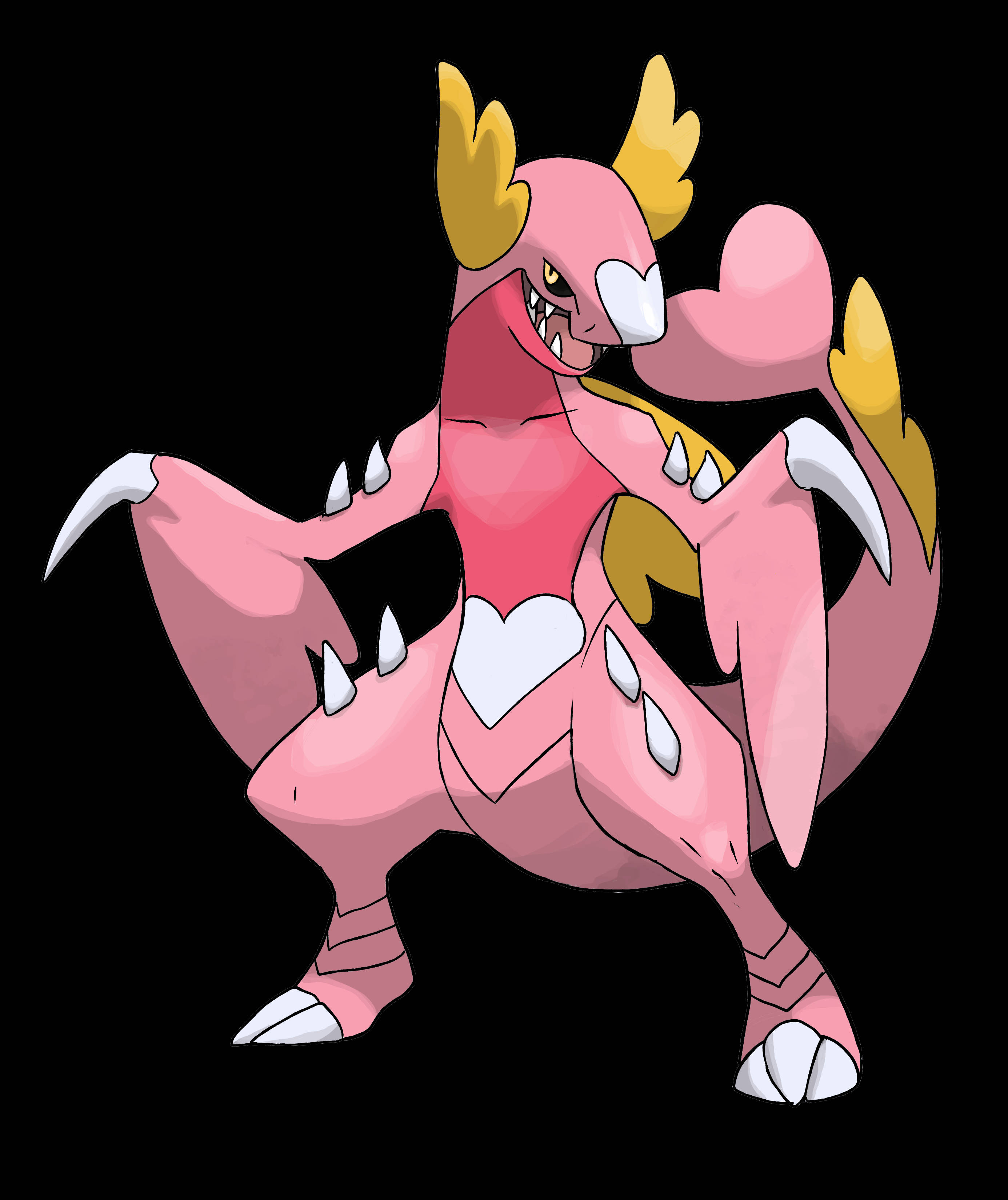 Vaaleanpunainen Buddyized Garchomp Taustakuvat