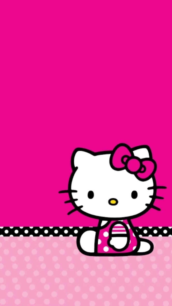 Vaaleanpunainen Sanrio-puhelin Taustakuvat