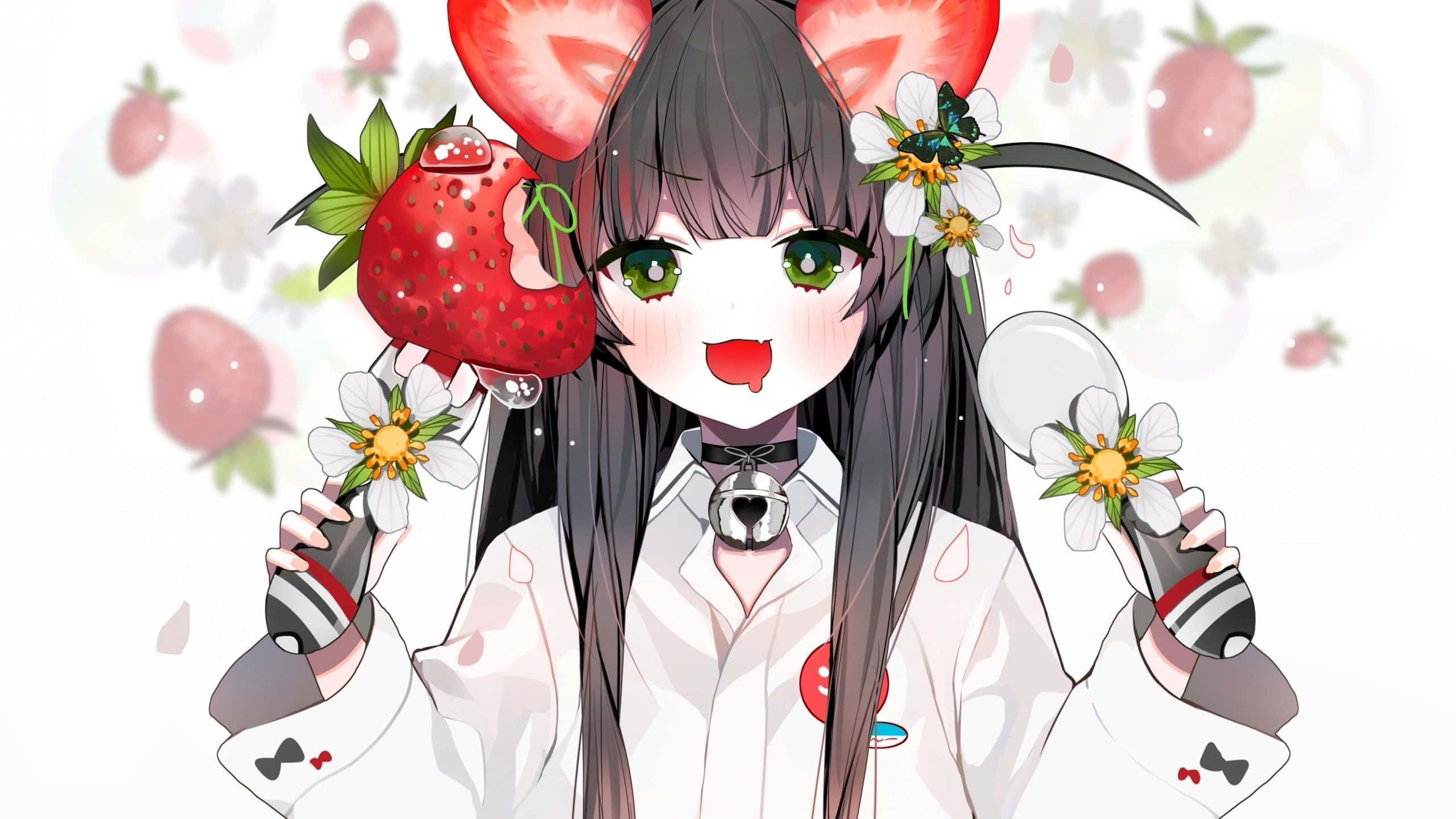 Vaaleanpunaisia anime-estetiikkakuvia Taustakuvat