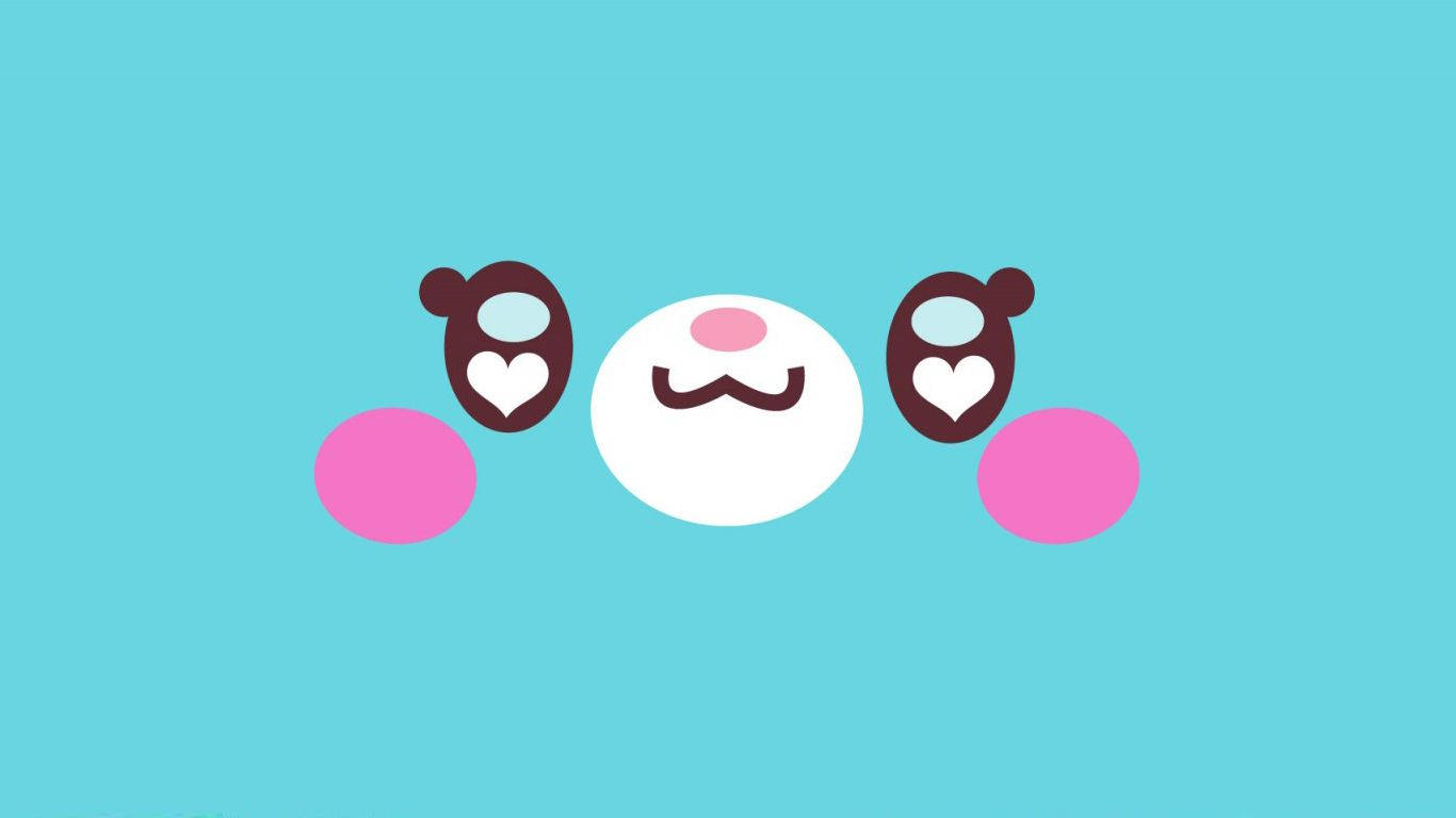 Vaaleansininen kawaii kansikuva taustakuva