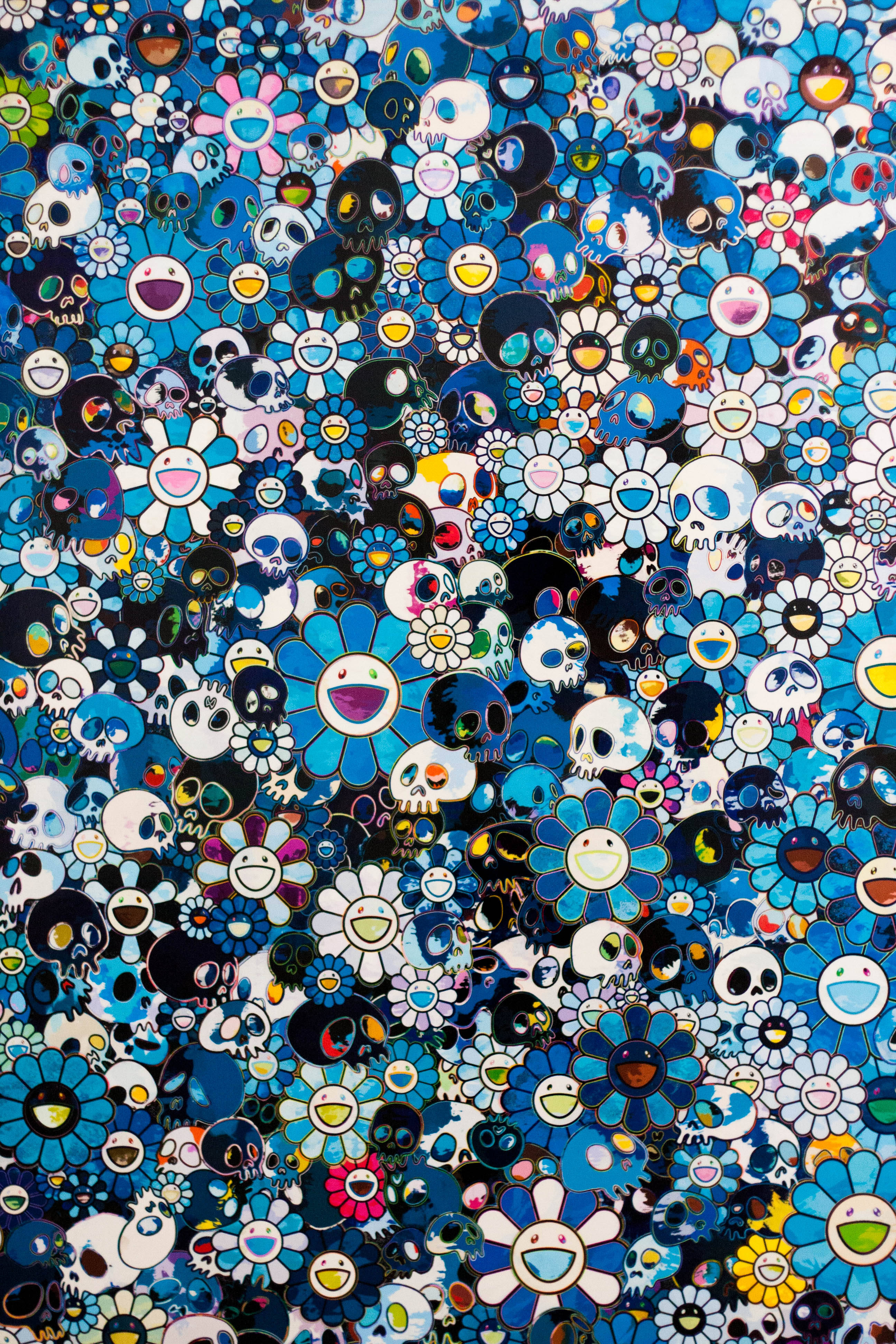 Vain sinistä Takashi Murakami 4K Taustakuvat