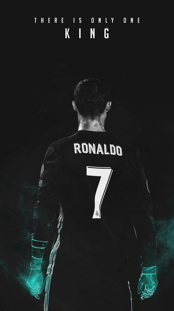 Vain yksi kuningas Cristiano Ronaldo iPhone Taustakuvat