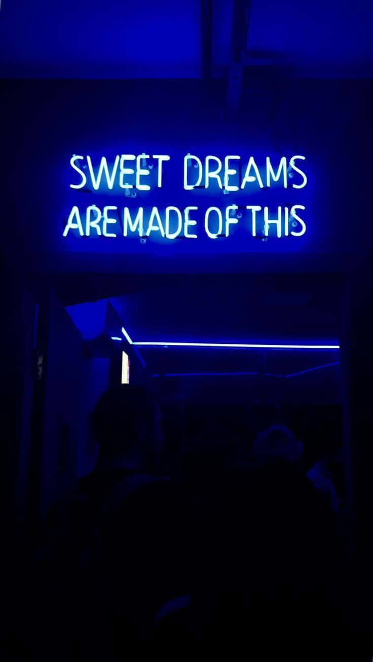 Valaise tilasi rohkealla neon sinisellä estetiikalla Taustakuvat