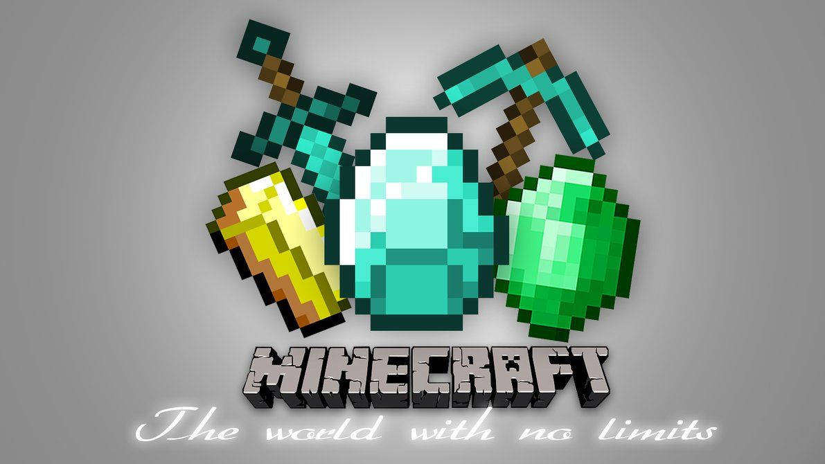 Valikoima pikselöityjä aarteita Minecraftista Taustakuvat