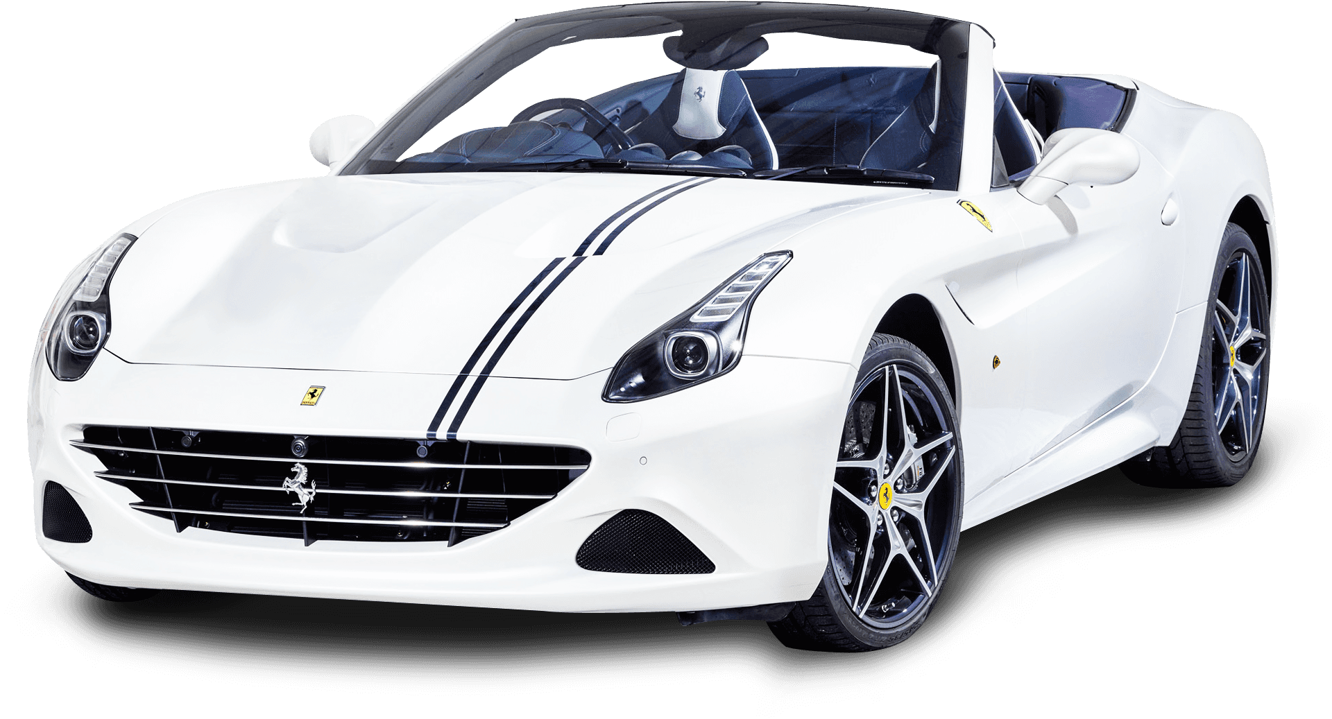 Valkoinen Ferrari avoauto Taustakuvat