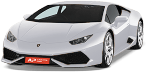 Valkoinen Lamborghini Huracan Evo sivukuva Taustakuvat