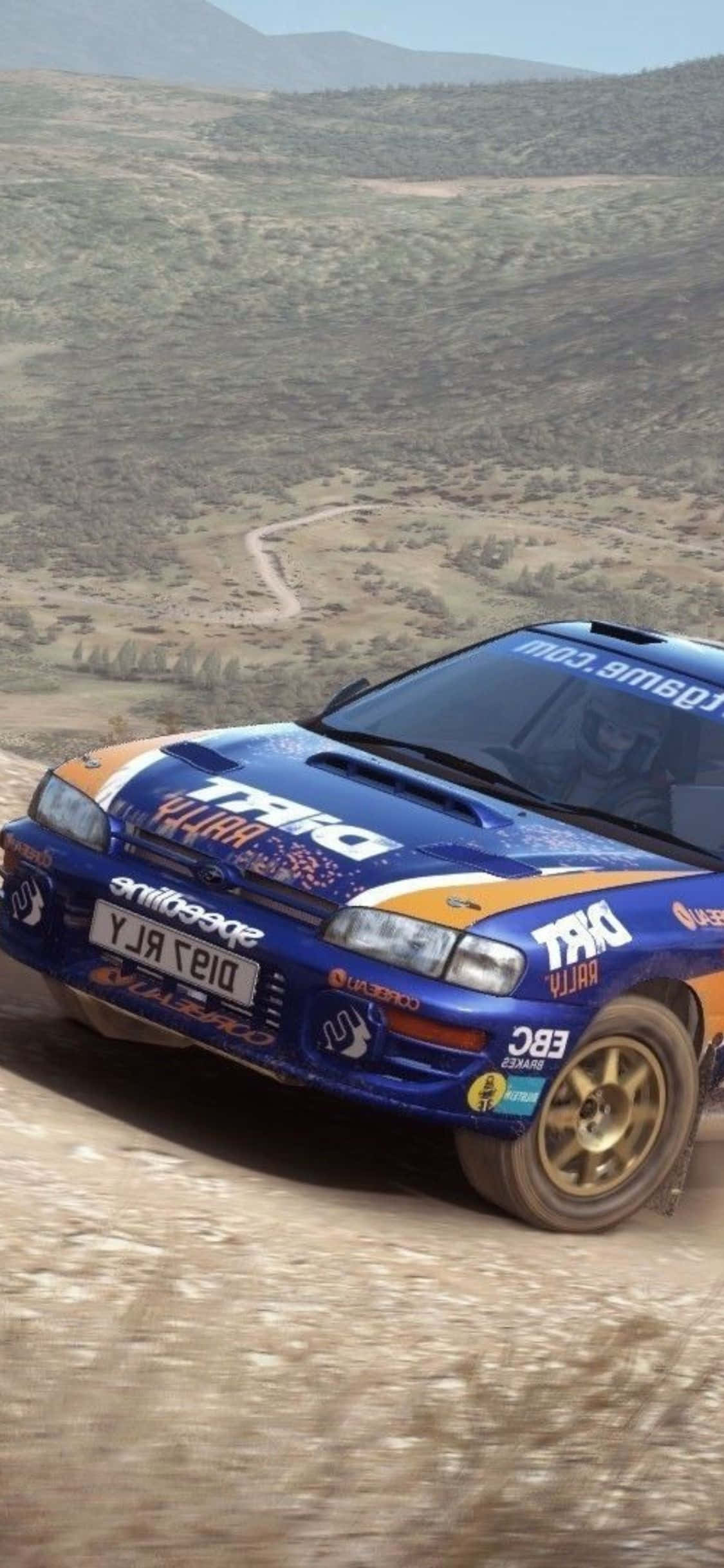 Valloita rata iPhone Xs Dirt Rally -pelillä Taustakuvat