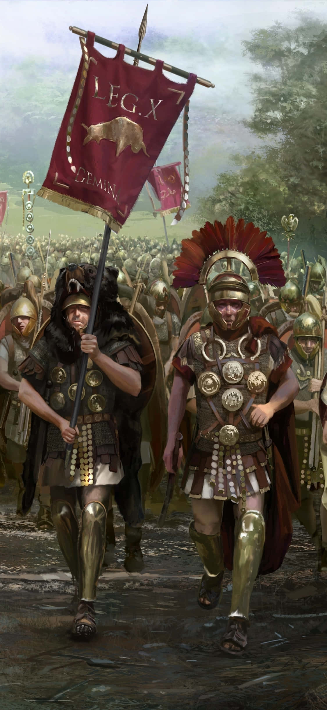 Valloita Rooman valtakunta iPhone Xs Total War Rome 2:lla Taustakuvat