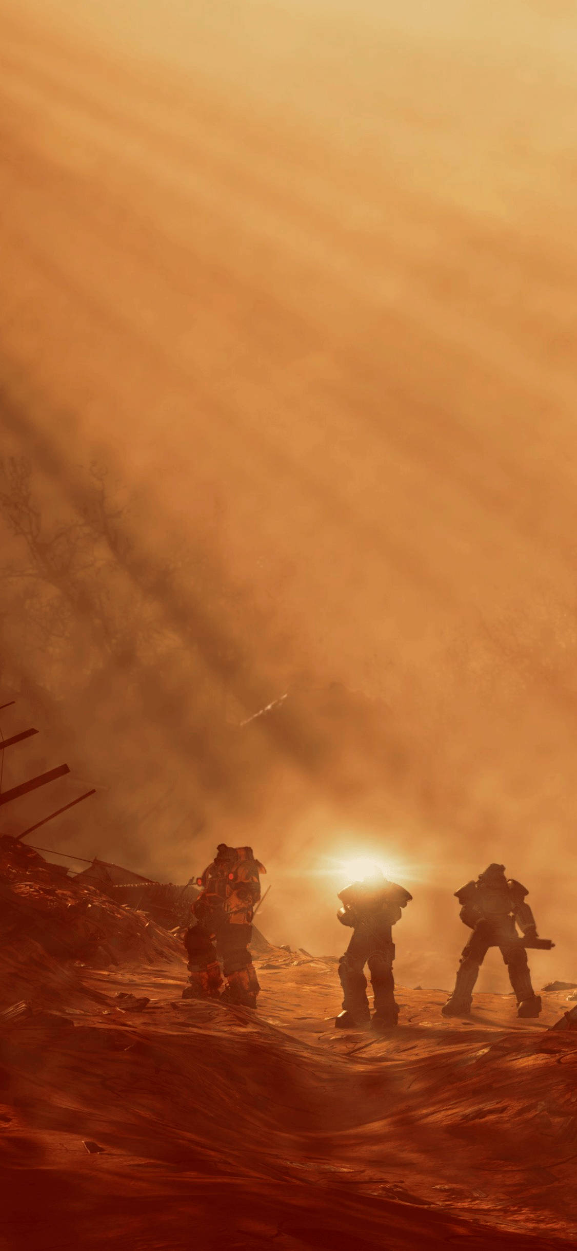 Valmista voimapanssarisi ja valmistaudu tutkimaan Fallout 76:n autiomaita! Taustakuvat