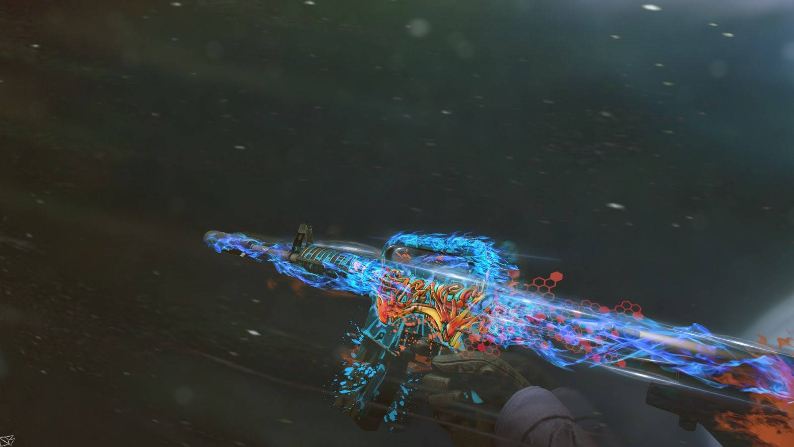 Valmistaudu hallitsemaan virtuaalista taistelukenttää tällä badass CSGO-aseella Taustakuvat