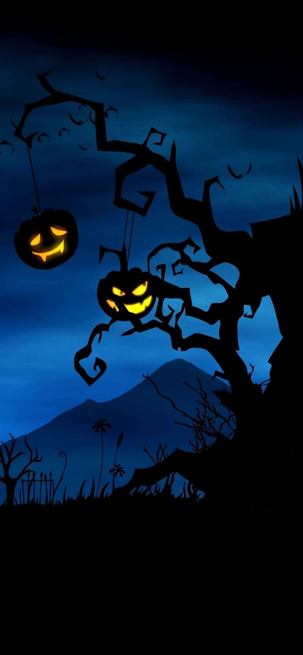 Valmistaudu karmivan mahtavaan lokakuuhun tämän Halloween-aiheisen iPhone-taustakuvan kanssa Taustakuvat