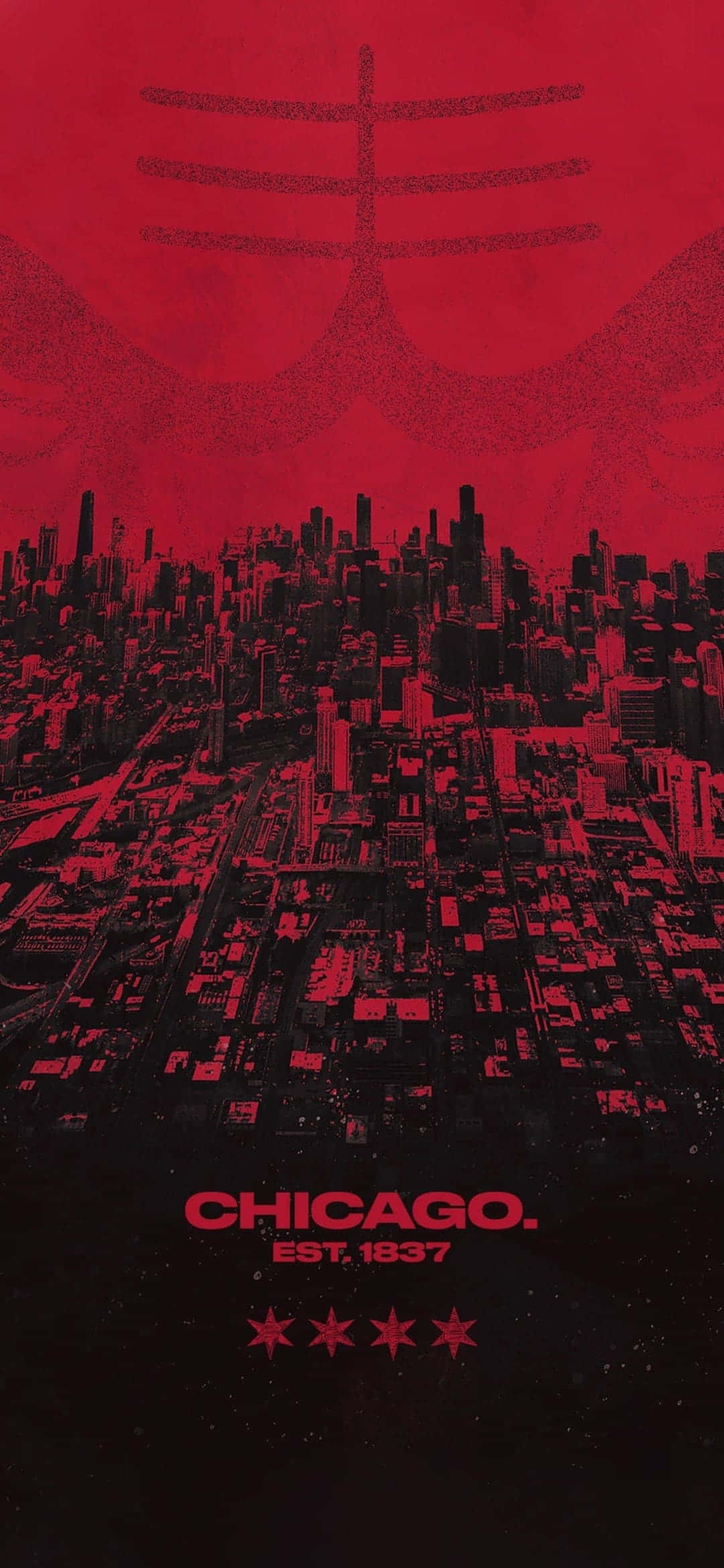 Valmistaudu peliin tällä Chicago Bulls -iPhone-taustakuvalla Taustakuvat