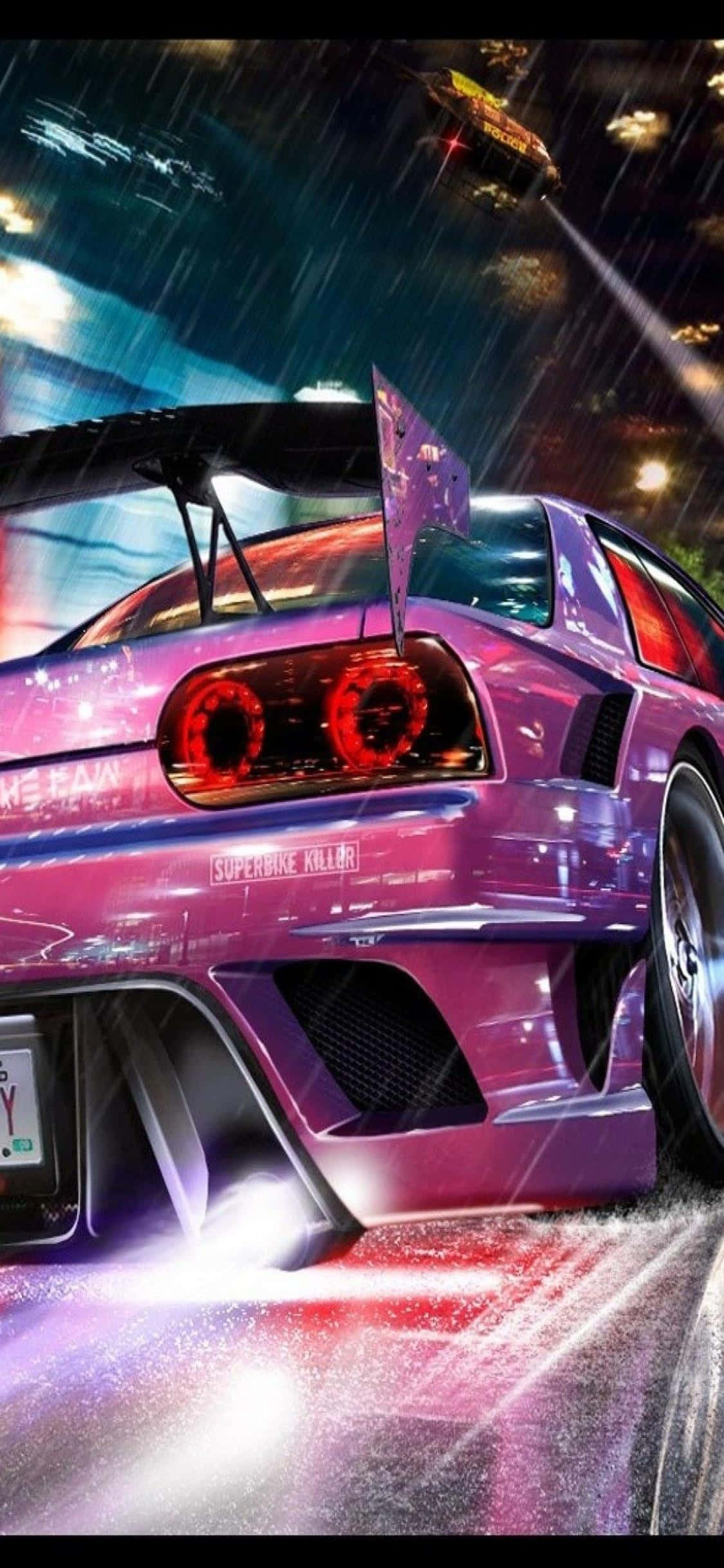Valmistaudu vauhtiin Need for Speed Heatissa iPhone Xs:llä Taustakuvat