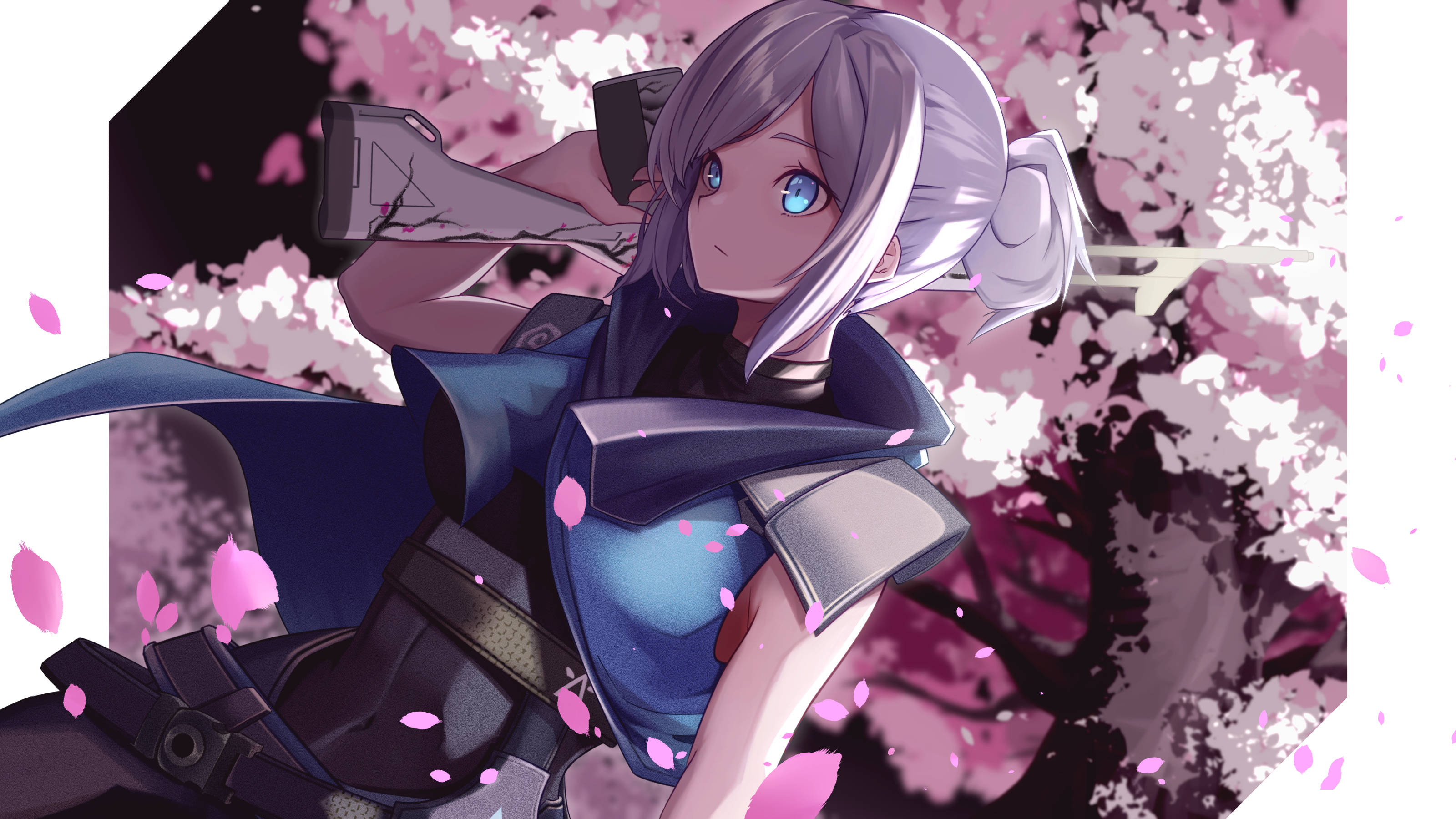 Valorant Jett Anime-tyylinen taide Taustakuvat