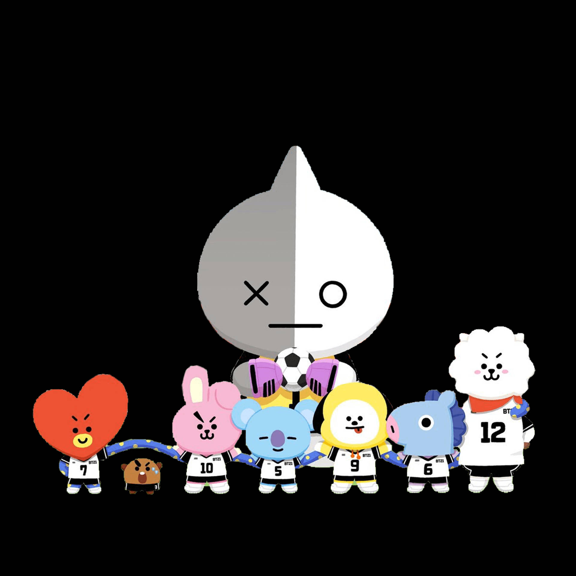 Van BT21 -jalkapallojoukkue Taustakuvat