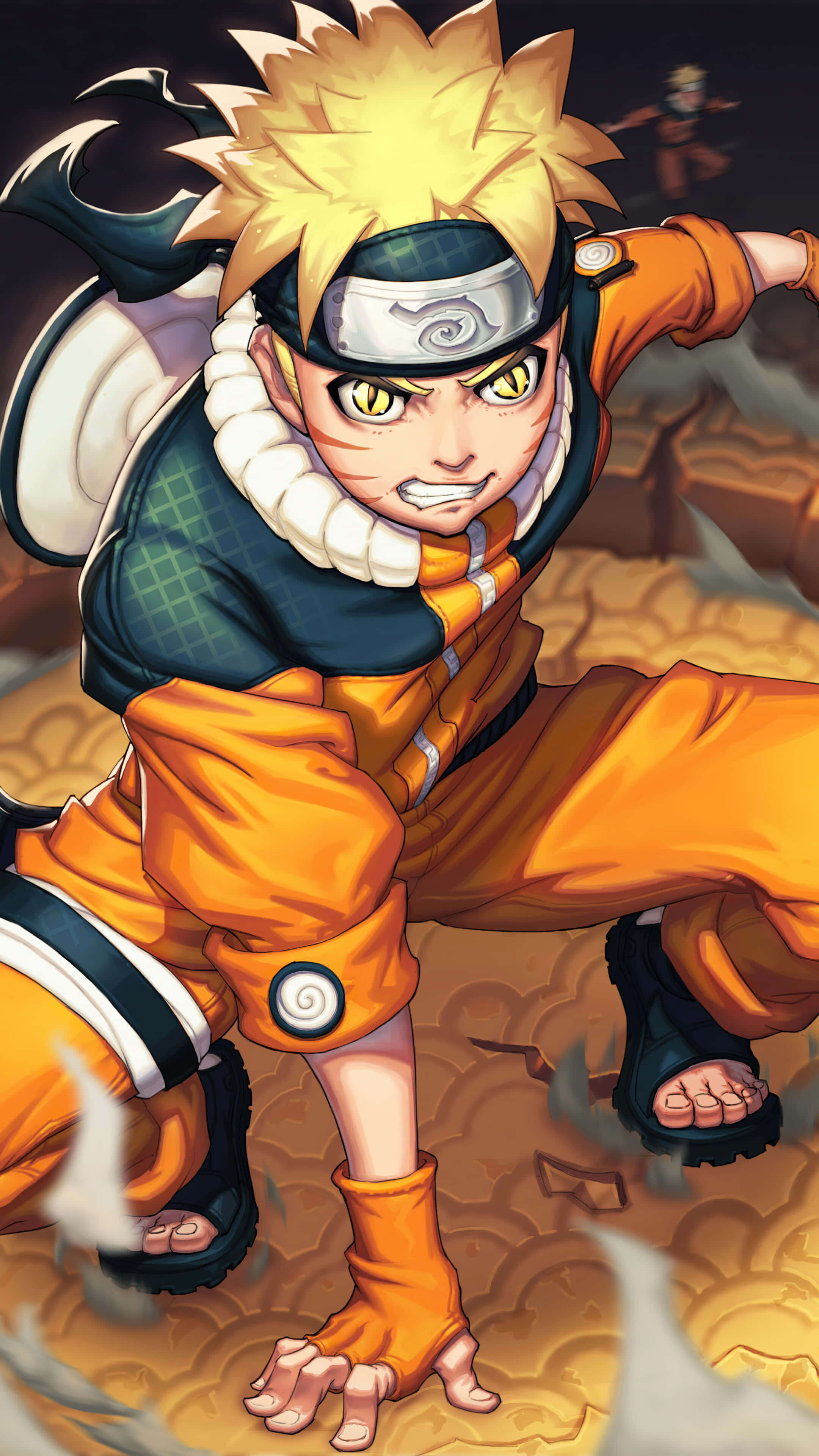 Vangitseva Naruto-puhelimen taustakuva Taustakuvat