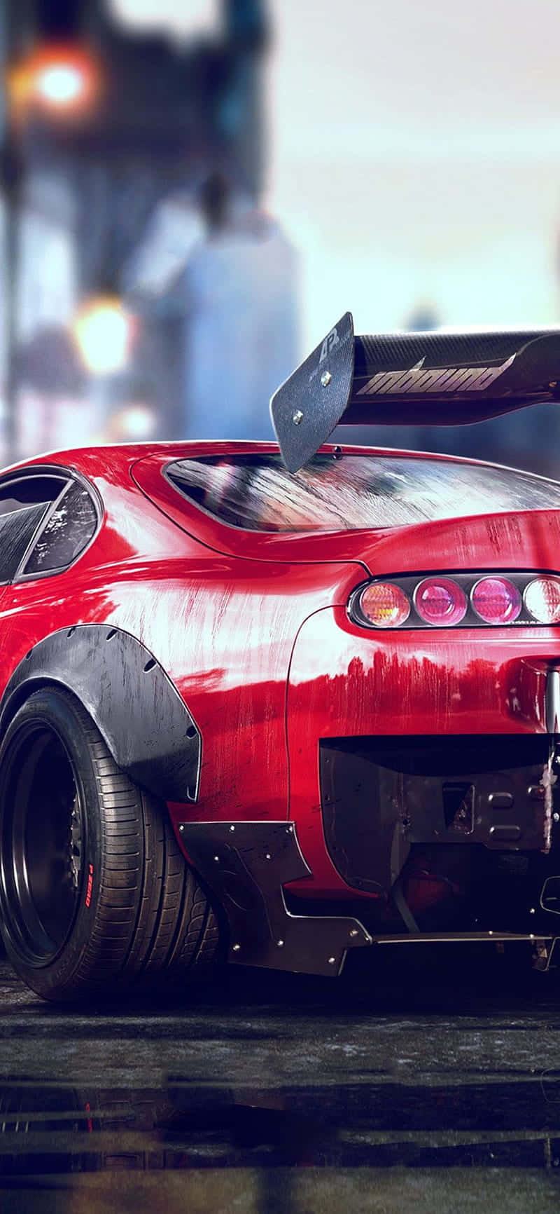 Vangitseva Pixel 3 Need for Speed -pelivisualisointi Taustakuvat