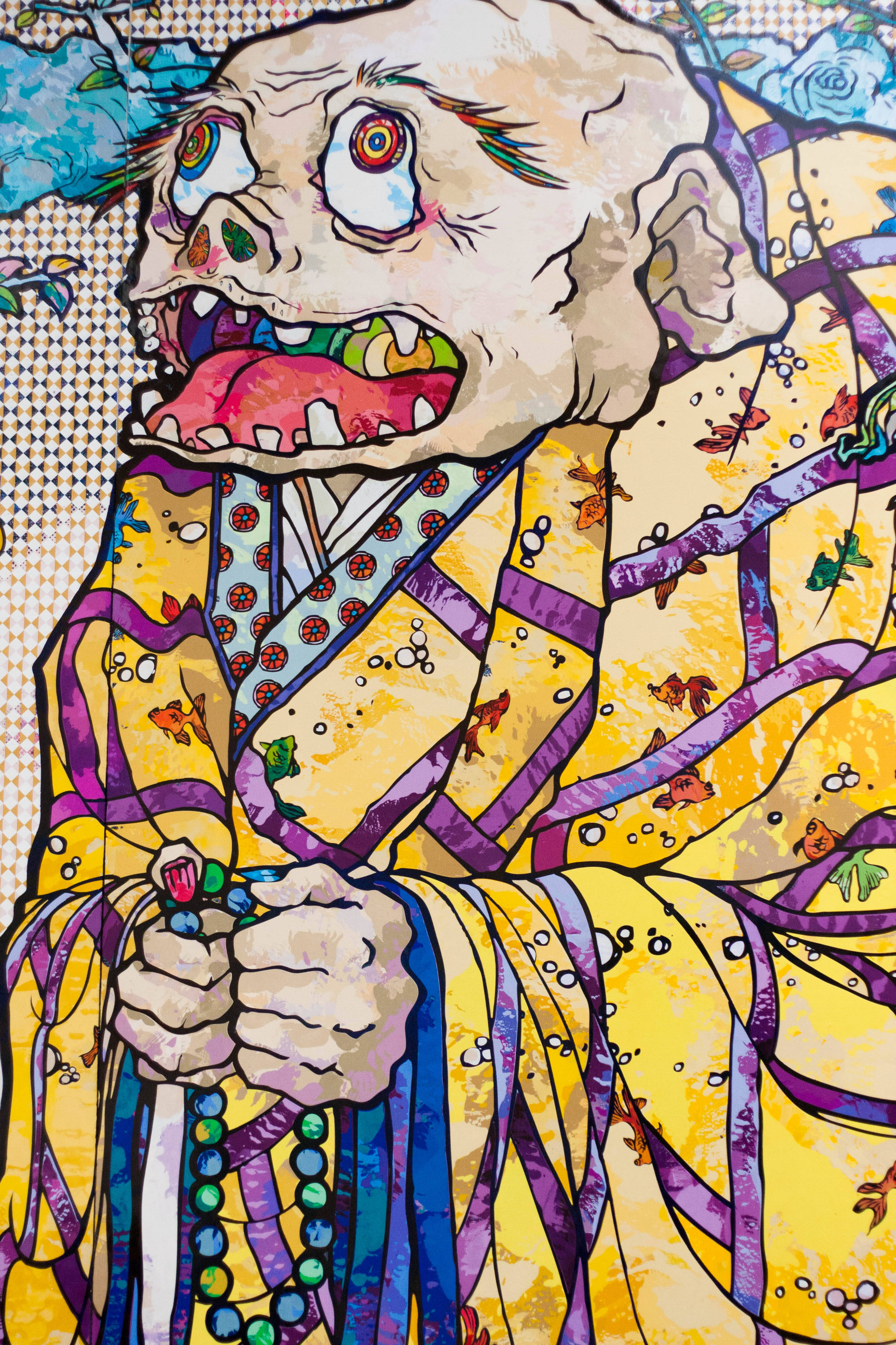 Vanha buddhalainen Takashi Murakami 4K Taustakuvat