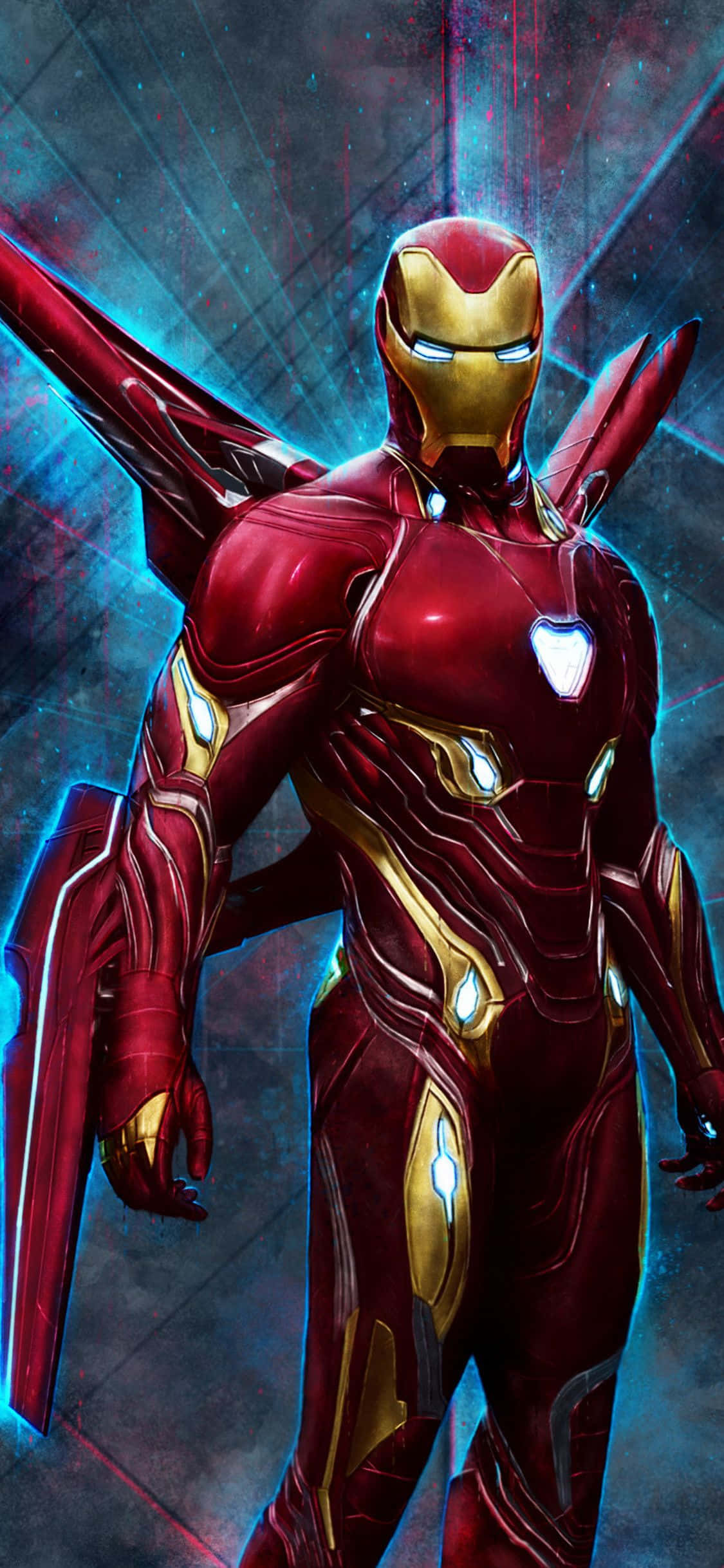 Vapauta Iron Manin voima iPhone X:llä Taustakuvat