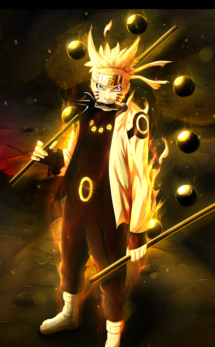 Vapauta sisäinen ninjasi tällä upealla Naruto-puhelintaustakuvalla! Taustakuvat