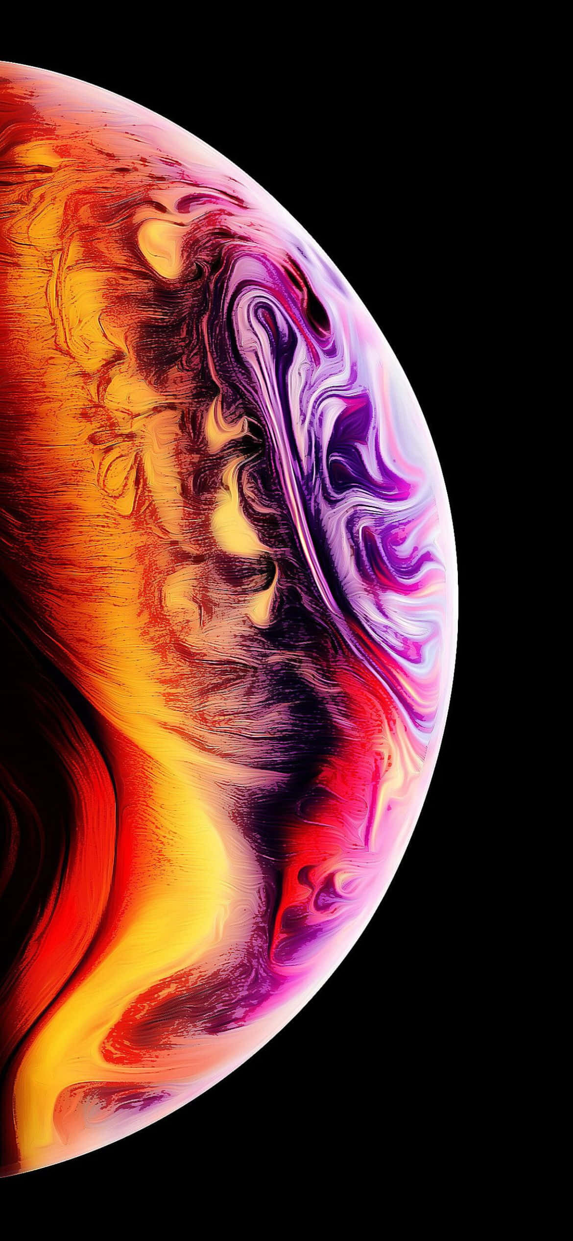 värikäs abstrakti kuva omenan iPhone xs:stä Taustakuvat