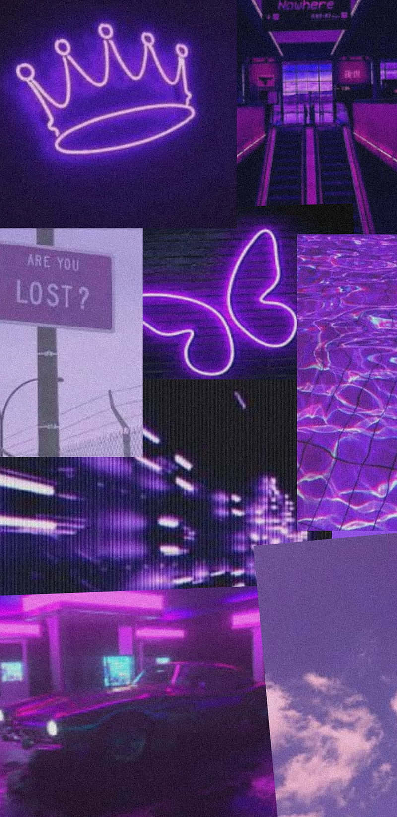 Värikäs ja eloisa neonvioletti taustakuva Taustakuvat