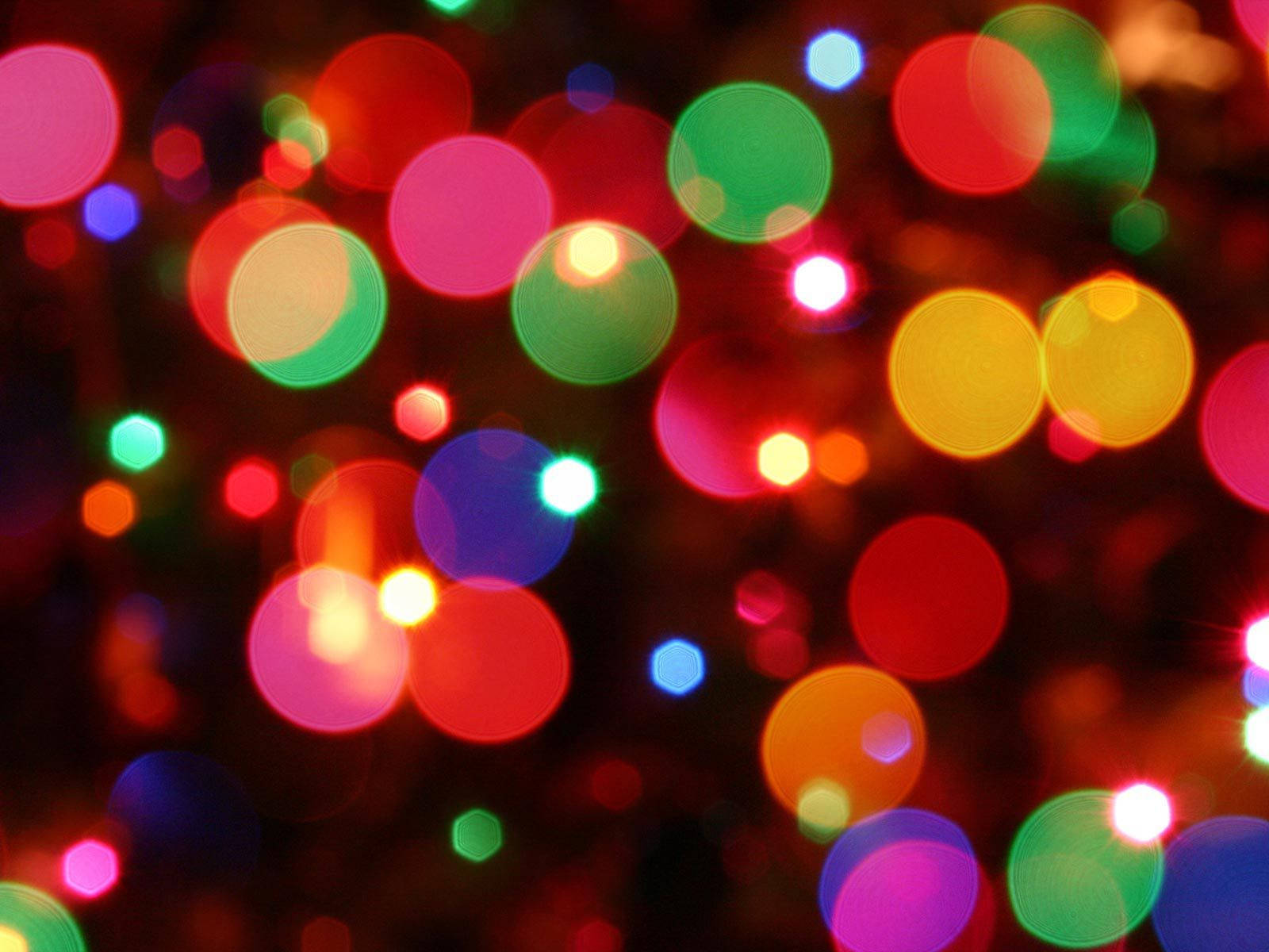 Värikäs jouluvalojen bokeh-kuva Taustakuvat