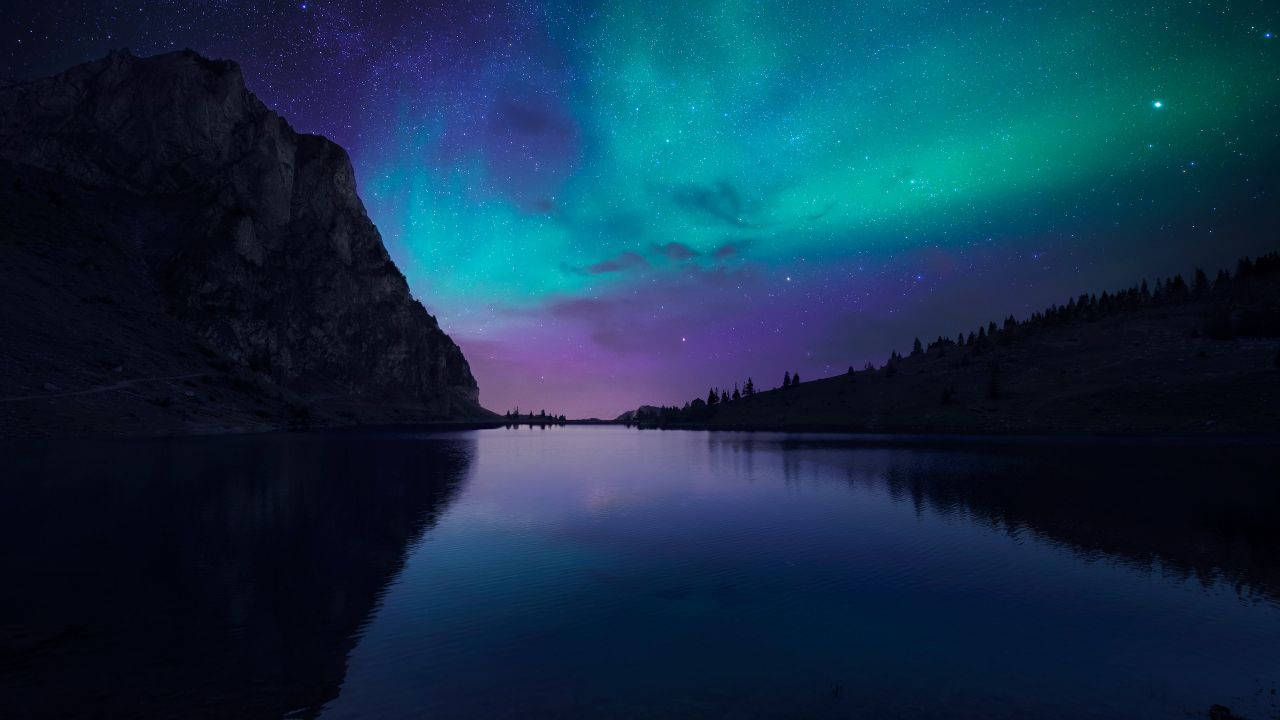 Värikäs revontuli Floridassa Taustakuvat