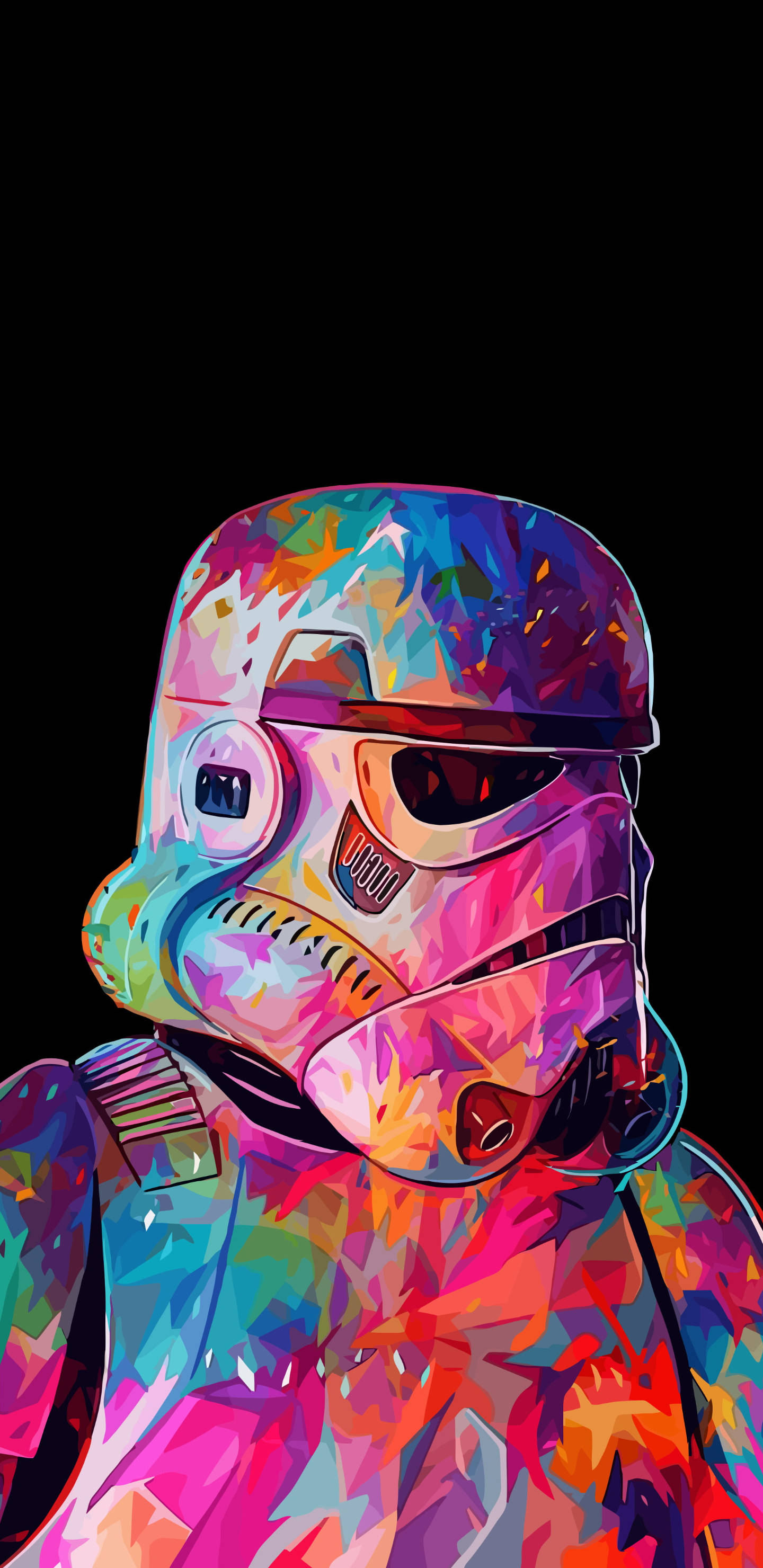 Värikäs Stormtrooper 2K Amoled Taustakuvat