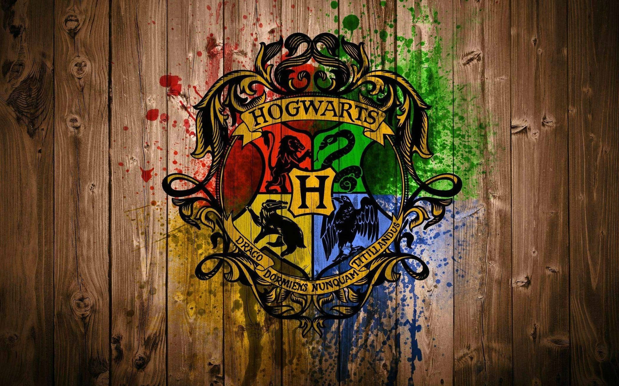 Värikäs Tylypahkan Harry Potter -estetiikka Taustakuvat
