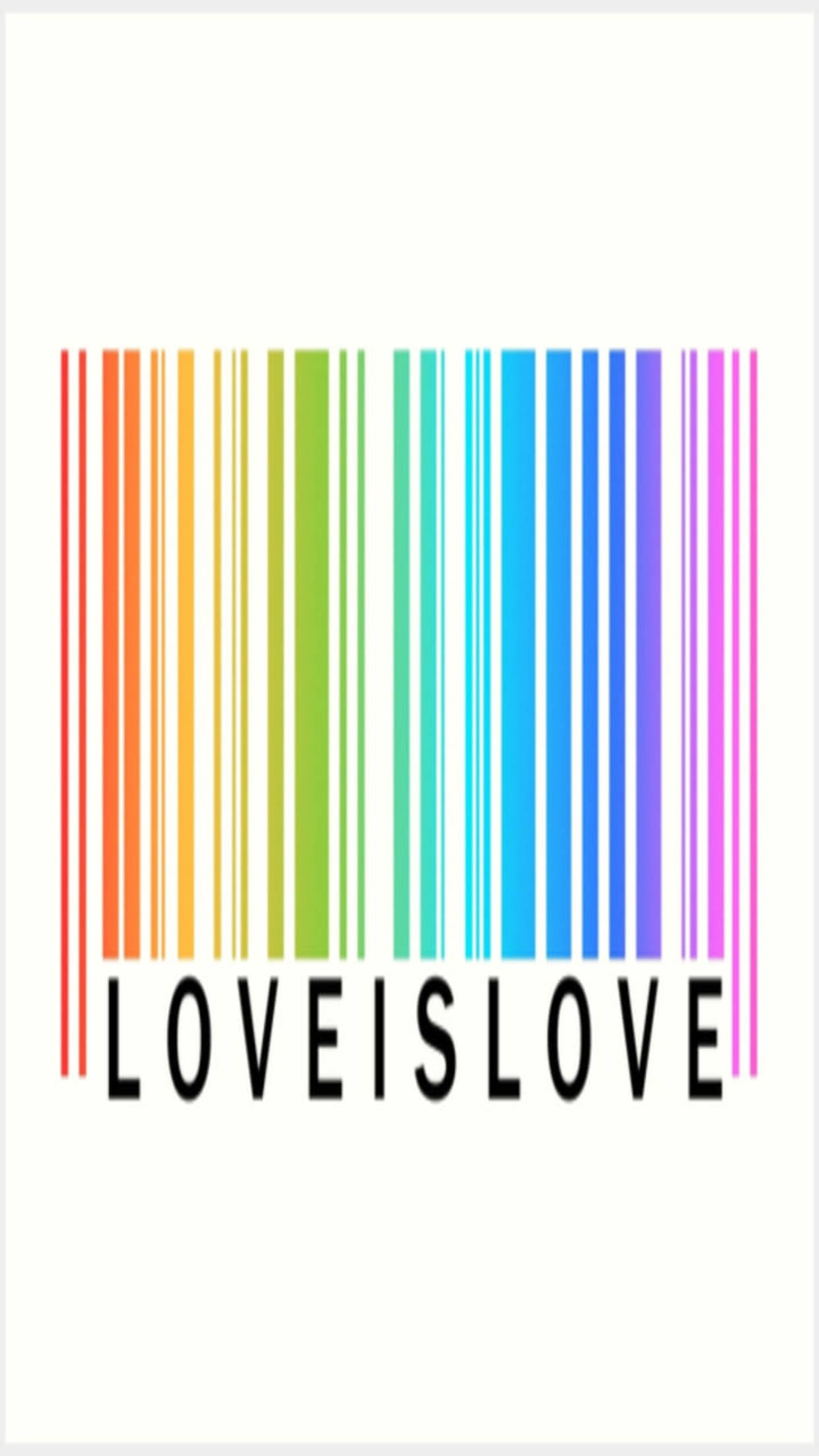Värikäs viivakoodi LGBT-puhelin Taustakuvat