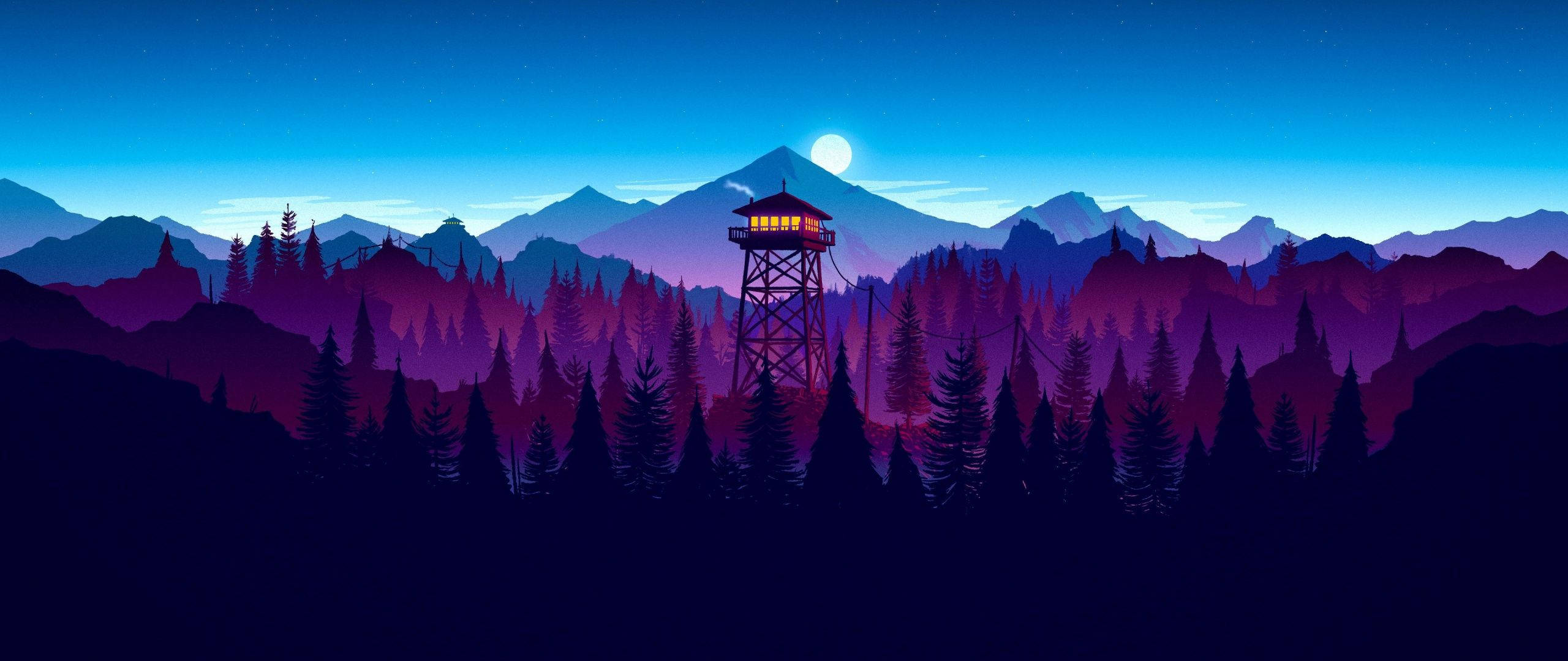 "Vartioimassa mystistä violettia taivasta" Taustakuvat