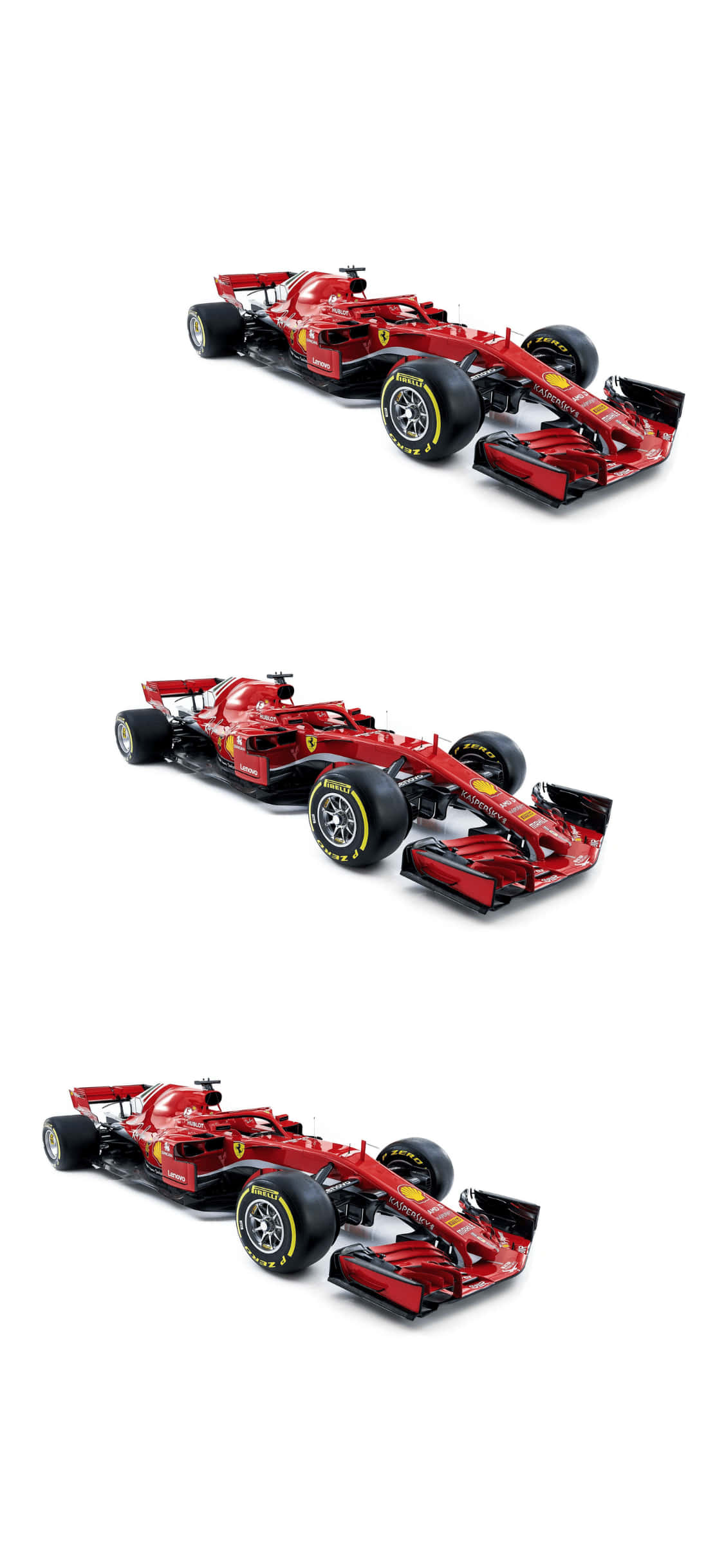 Vasenpuoleinen kollaasi iPhone Xs F1 2018 tausta Taustakuvat