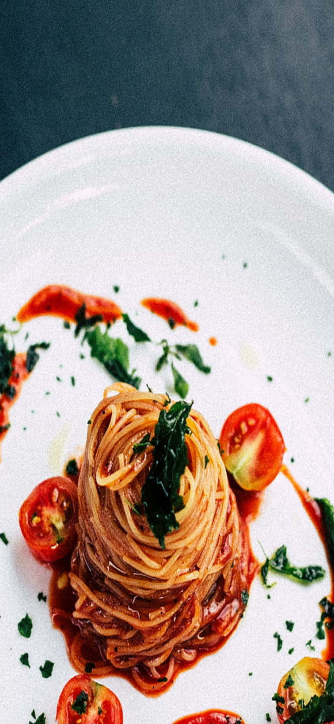 Tuoreesti Valmistettu iPhone X Pasta Taustakuvat