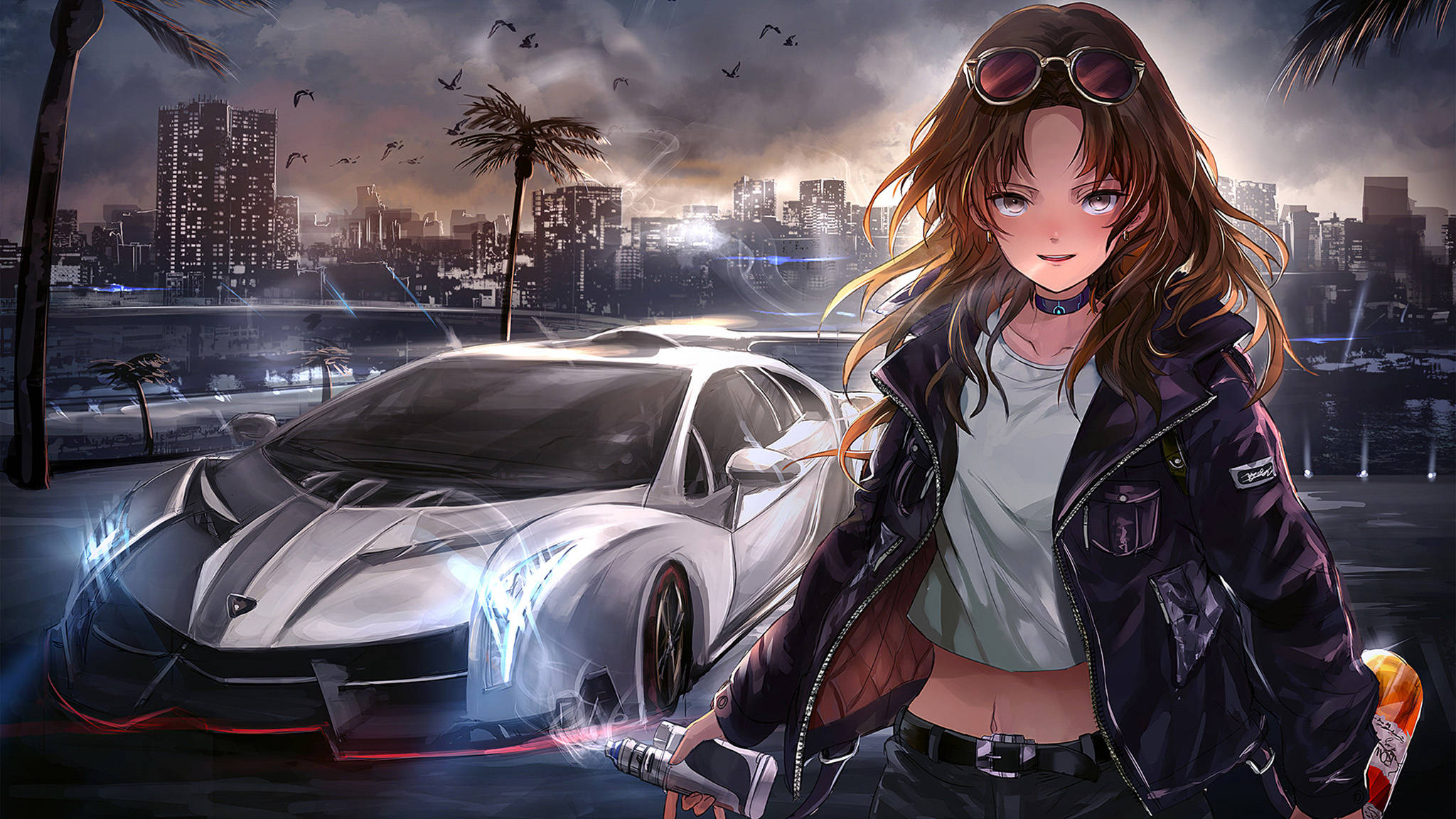 Veneno anime auto Taustakuvat