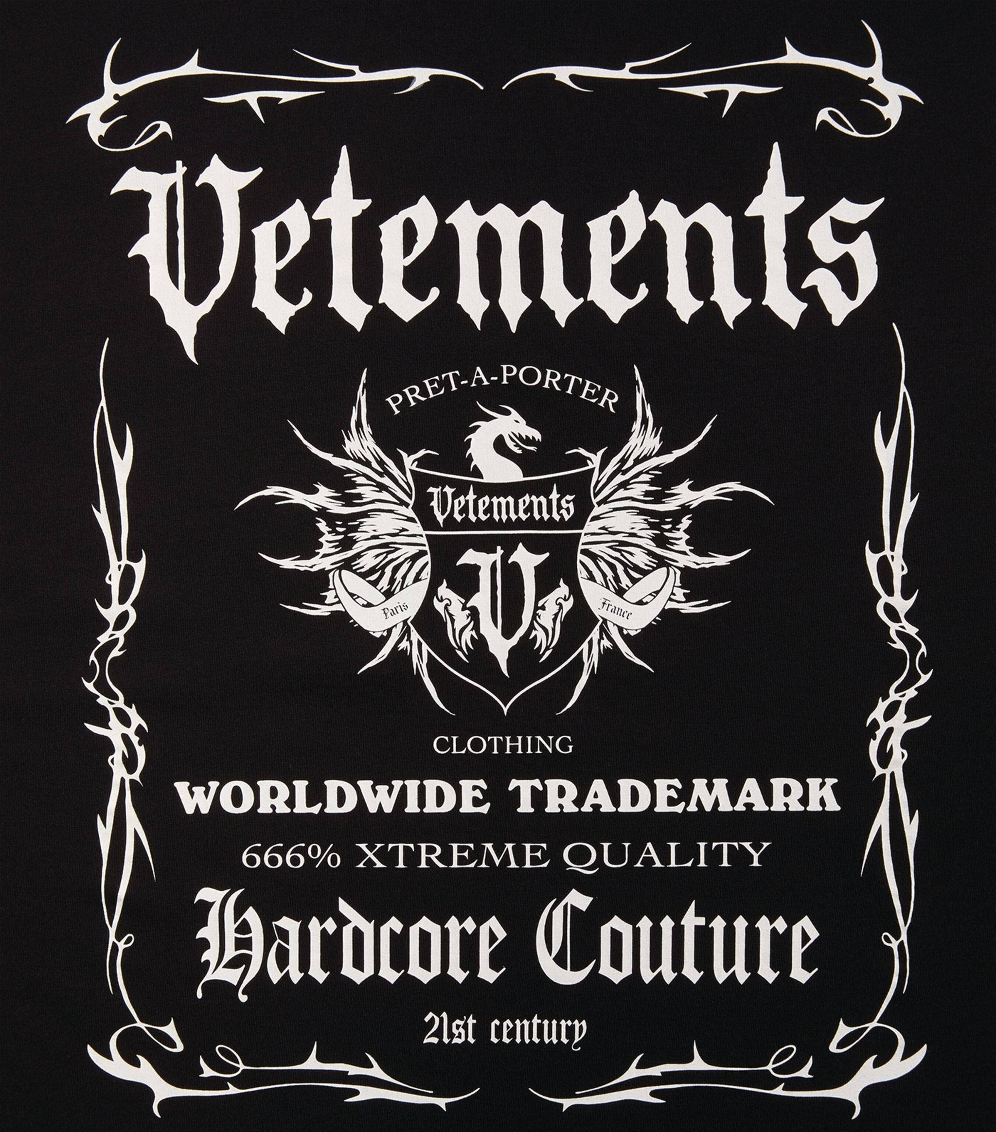 Vetements Musta Label-logo Taustakuvat