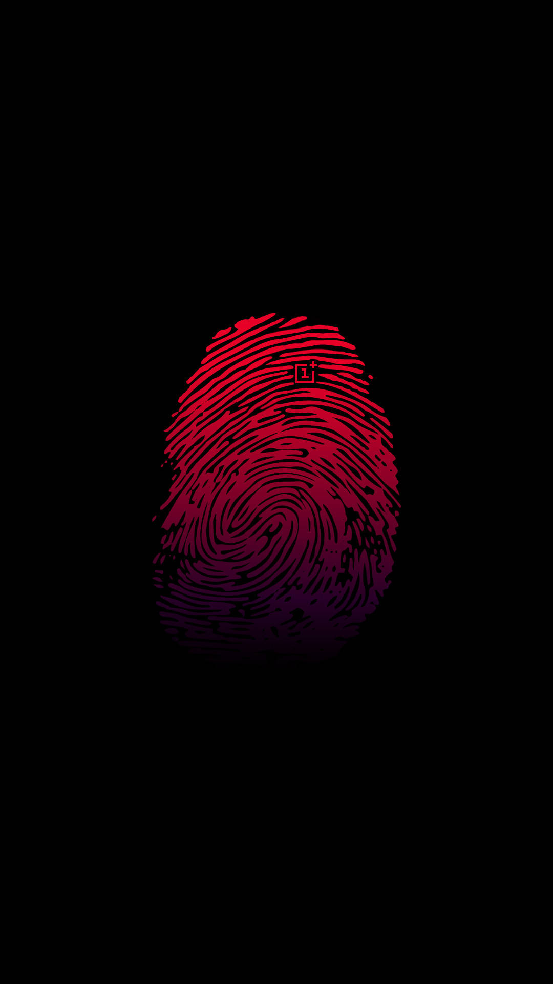 Vibrant OnePlus Red Thumbprint Image Taustakuvat
