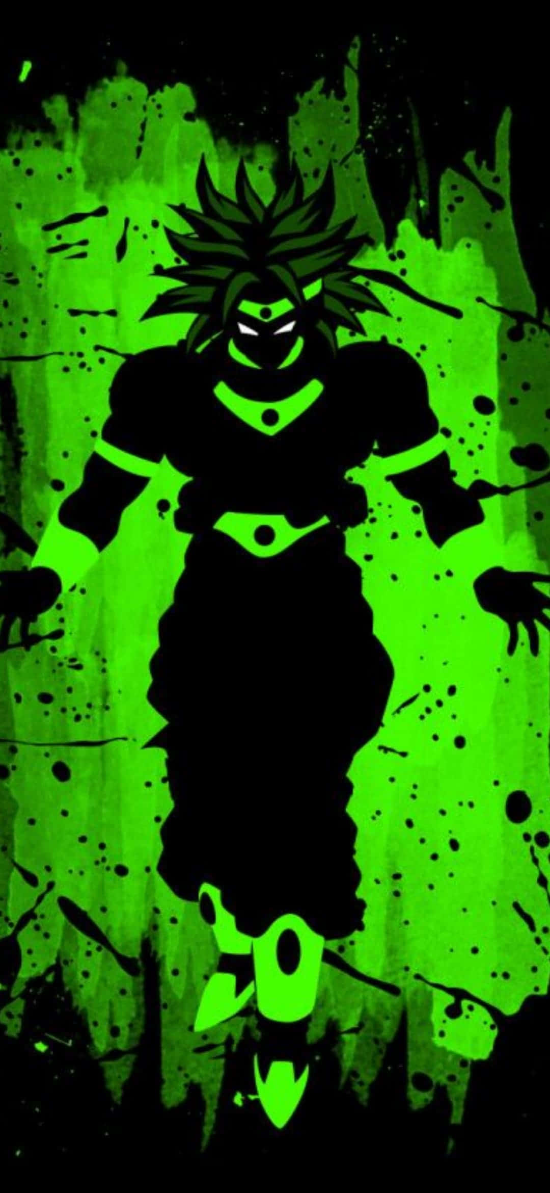 Vieritä vaivattomasti sulavalla Broly iPhone -näytöllä Taustakuvat