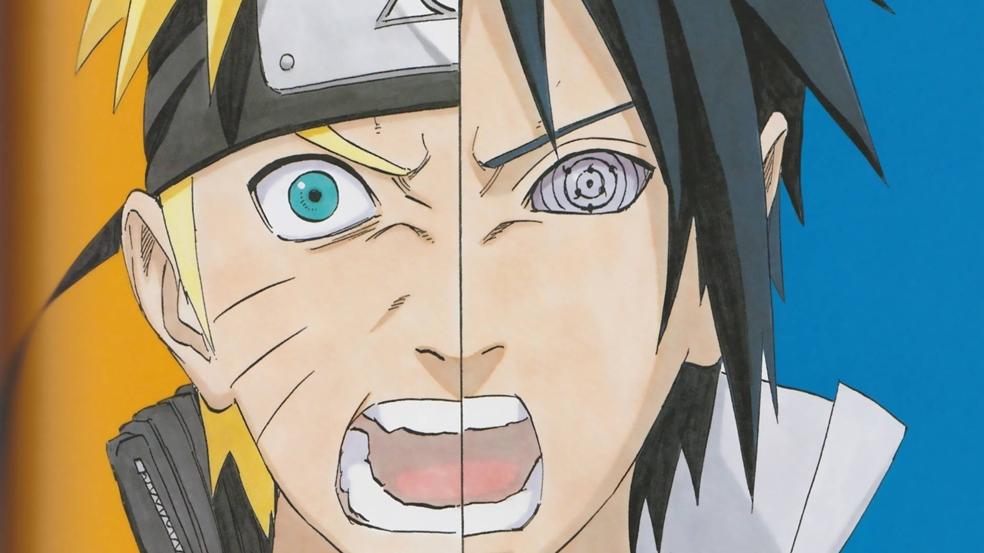 Vihainen Naruto ja Sasuke Taustakuvat