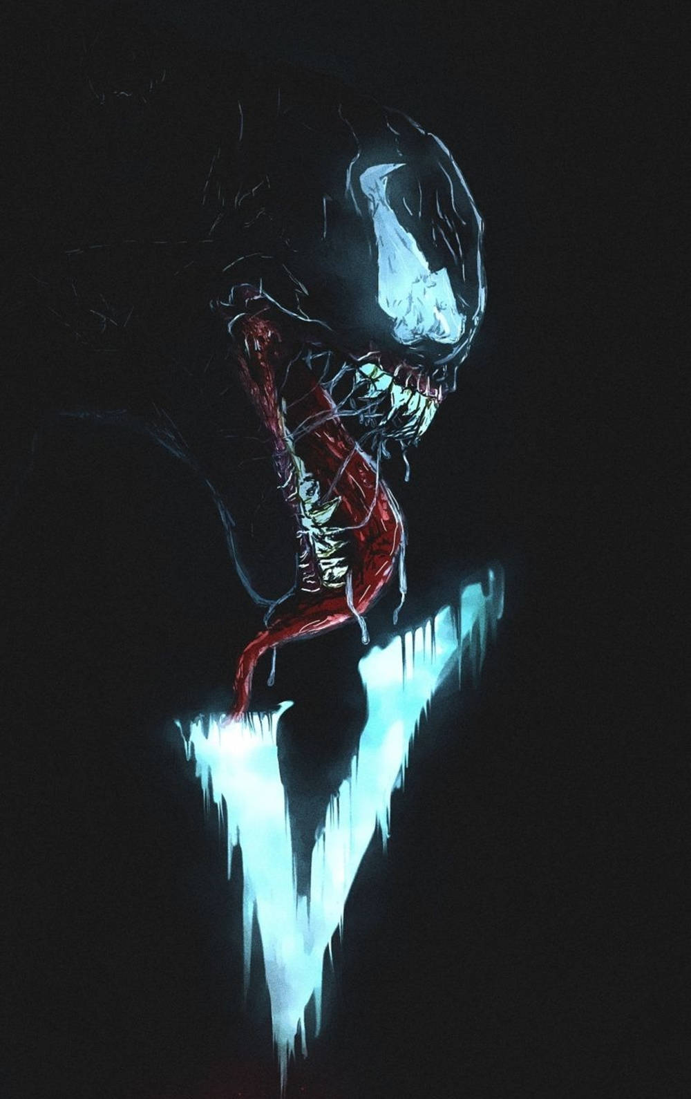 Vihollinen Venom iPhone Taustakuvat