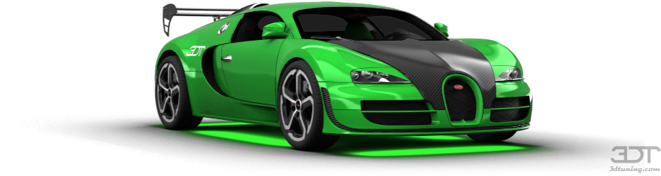 Vihreä Bugatti Veyron -urheiluauto Taustakuvat
