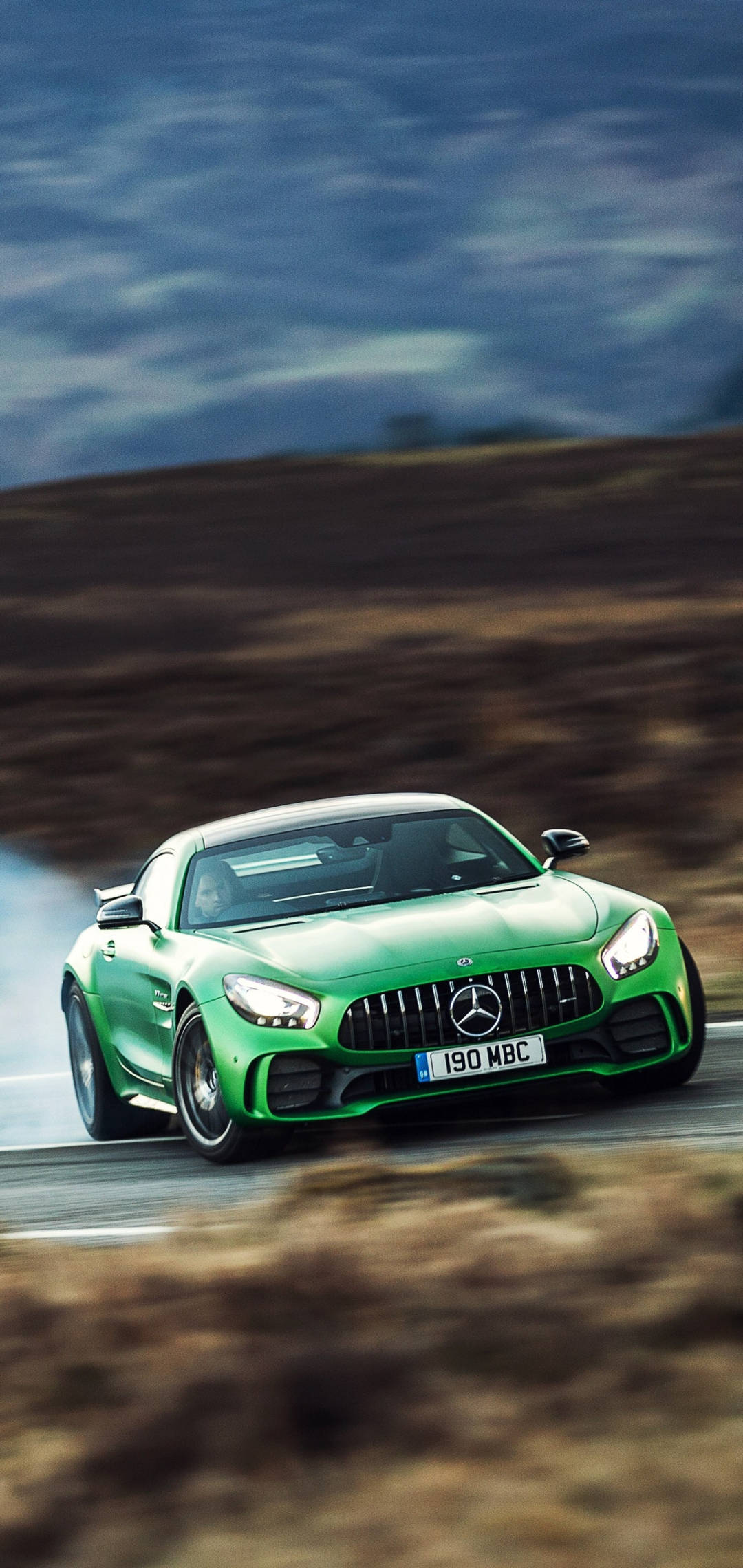 Vihreä Mercedes AMG Racing iPhone Taustakuvat